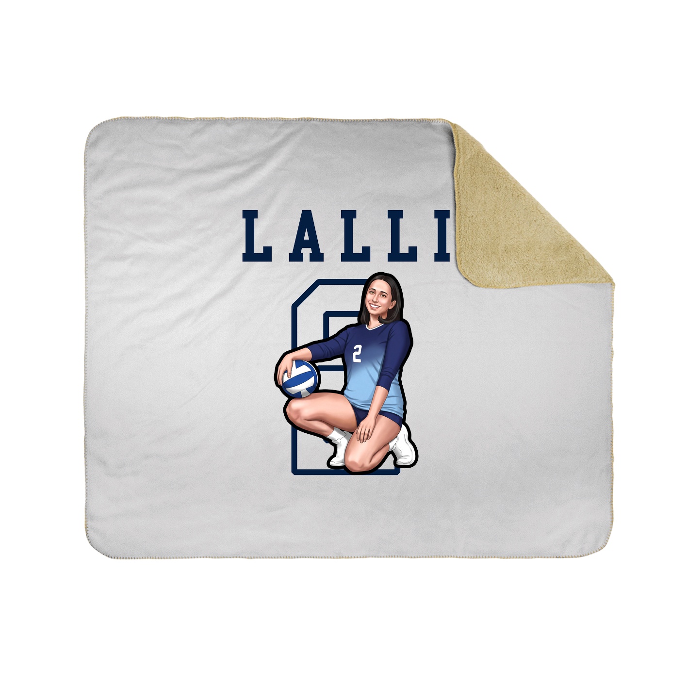 Throw Blanket — Shirsey in White