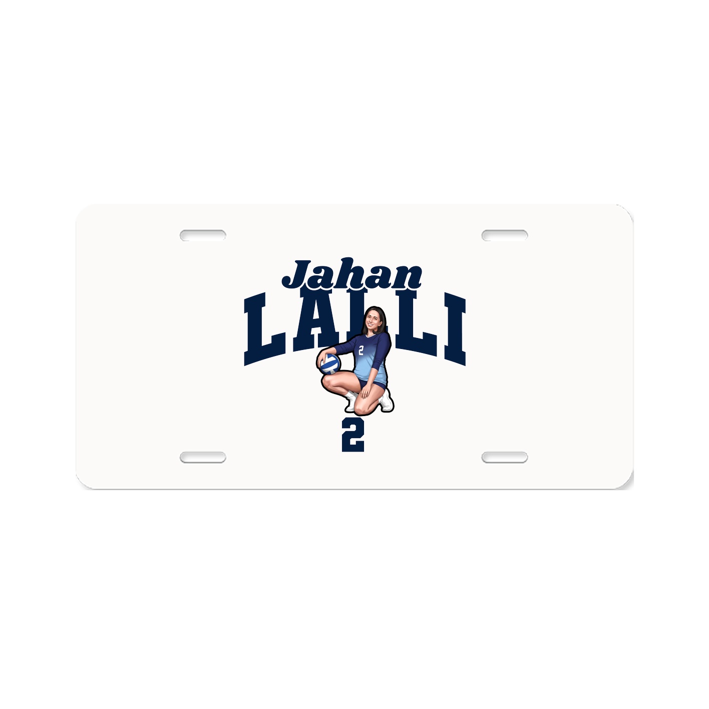 License Plate — Signature Arch in Classic