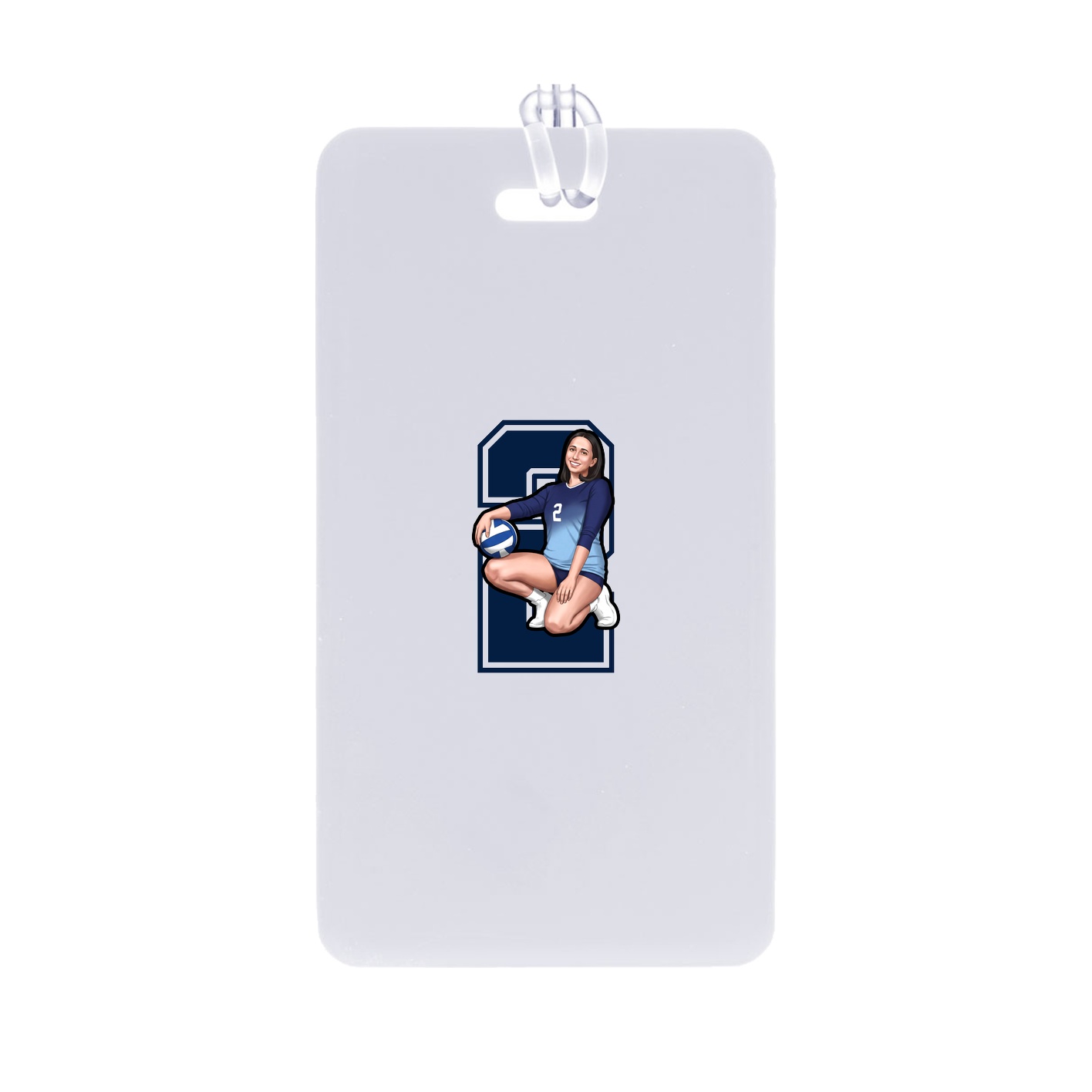 Bag Tag — Number in Classic
