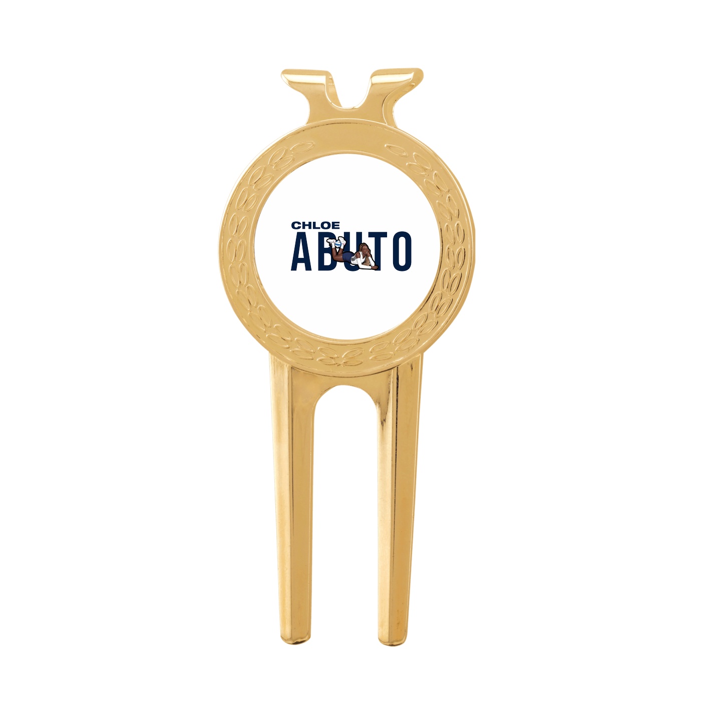 Divot Tool with Ball Marker — Player Name in Classic
