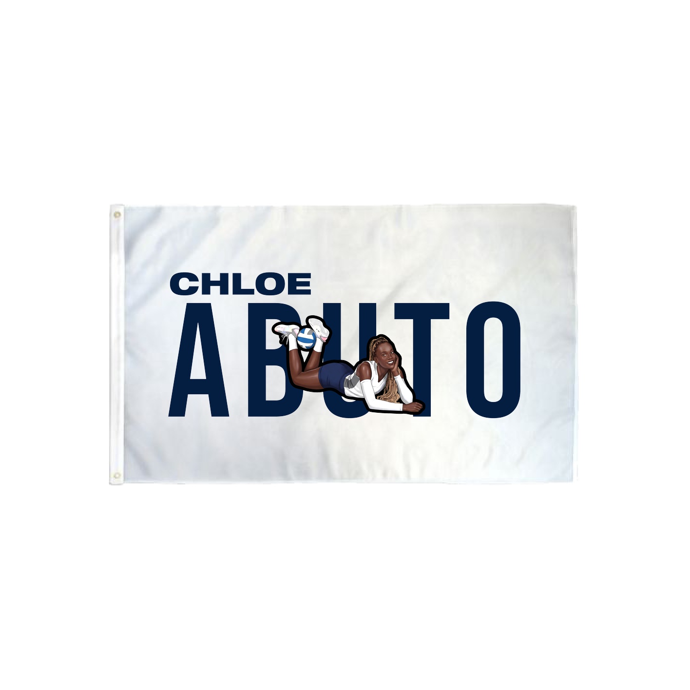 3x5 Flag — Player Name in Classic