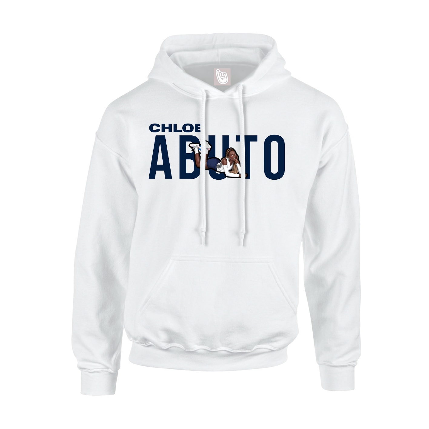 Hoodie — Player Name in White