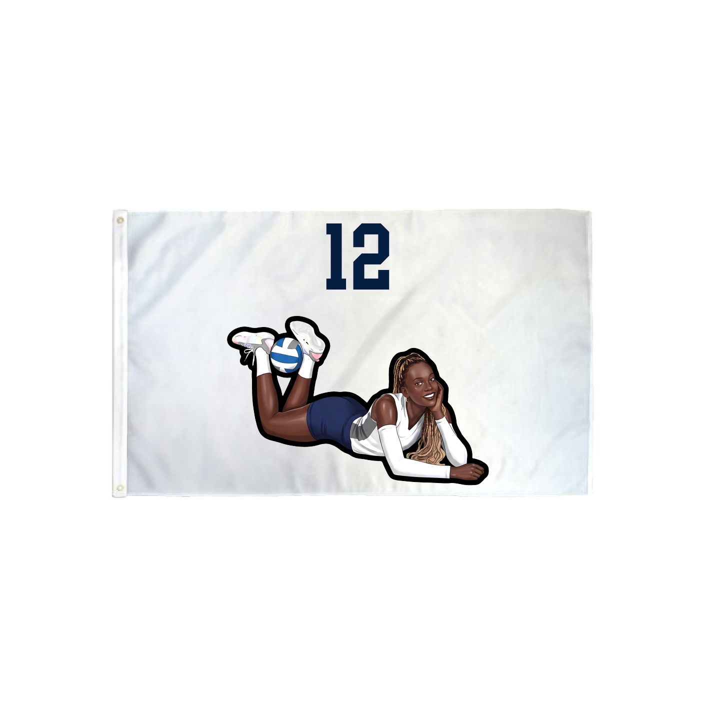 3x5 Flag — Number Top in Classic