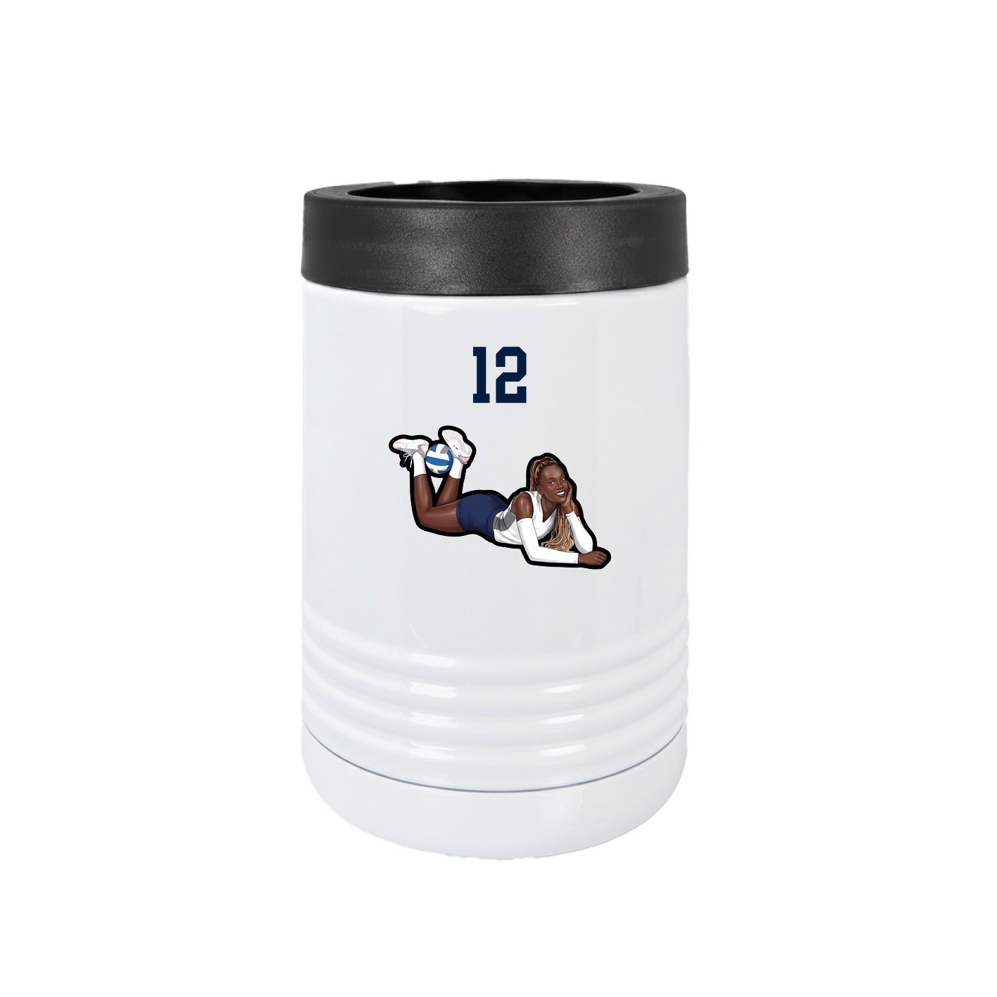 Beverage Holder — Number Top in White