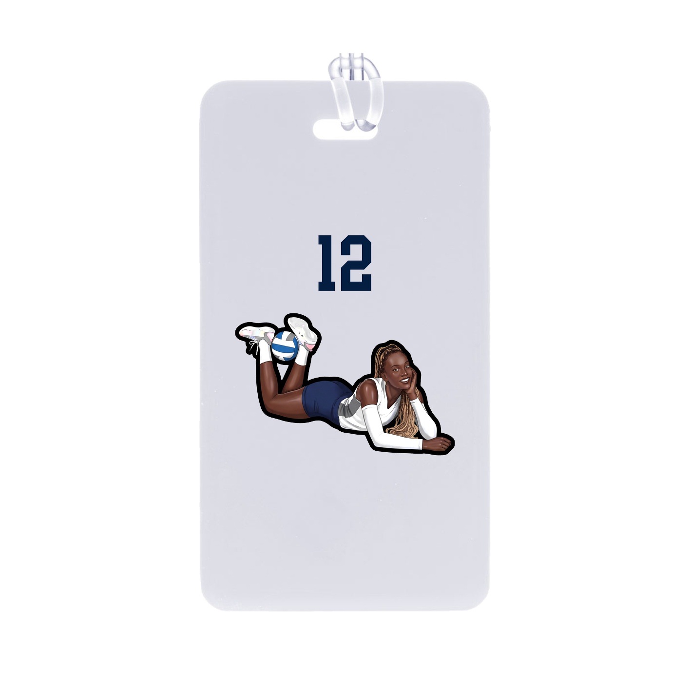 Bag Tag — Number Top in Classic