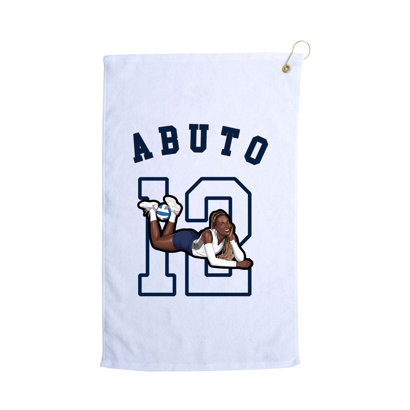 Golf Towel — Shirsey Arch in White