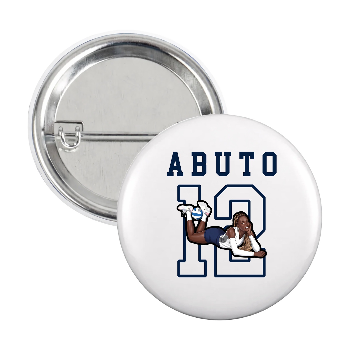 Game Day Button — Shirsey in White