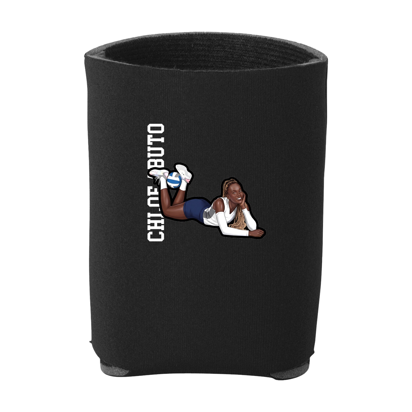 Can Holder — Name Vertical in Black
