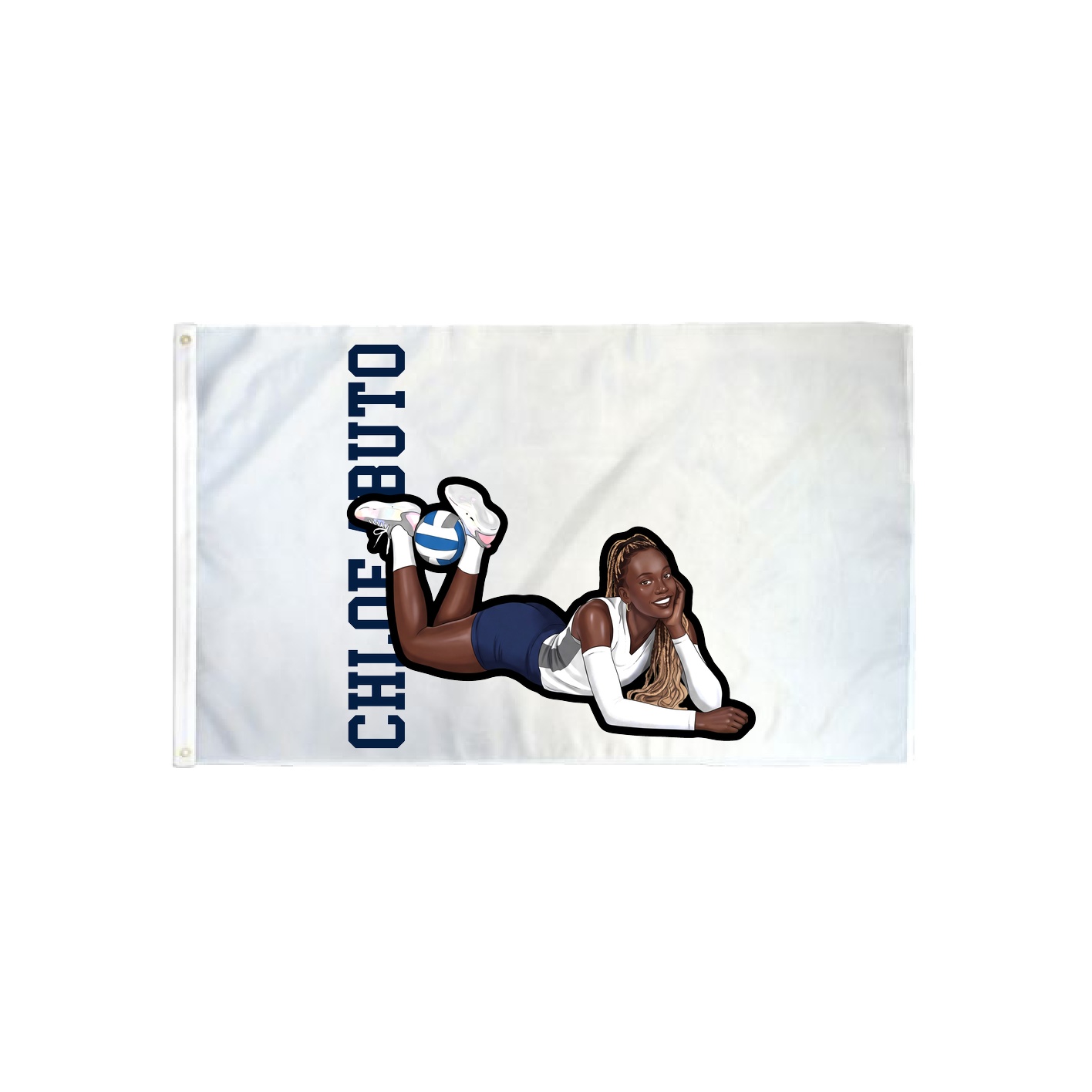 3x5 Flag — Name Vertical in Classic