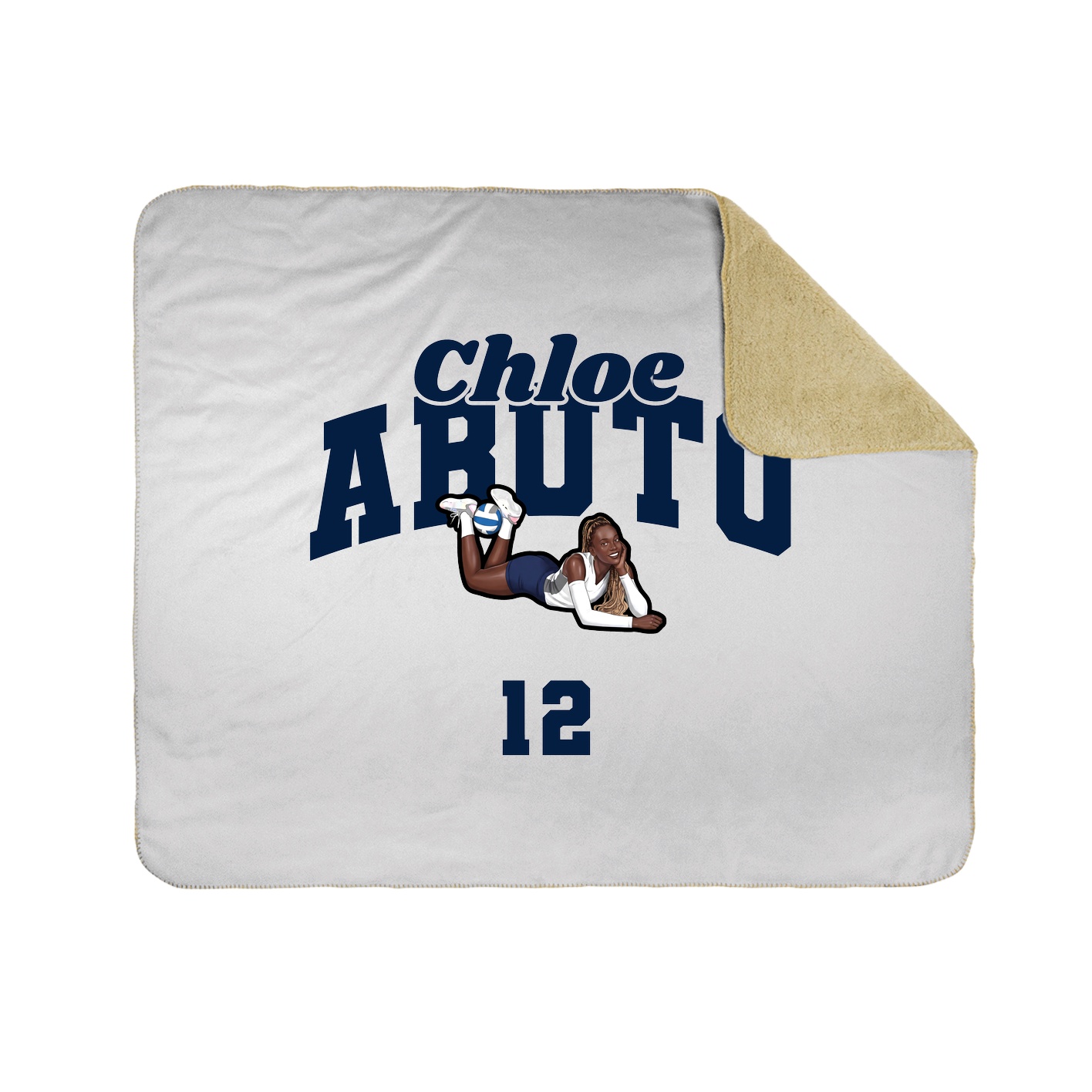 Throw Blanket — Signature Arch in White