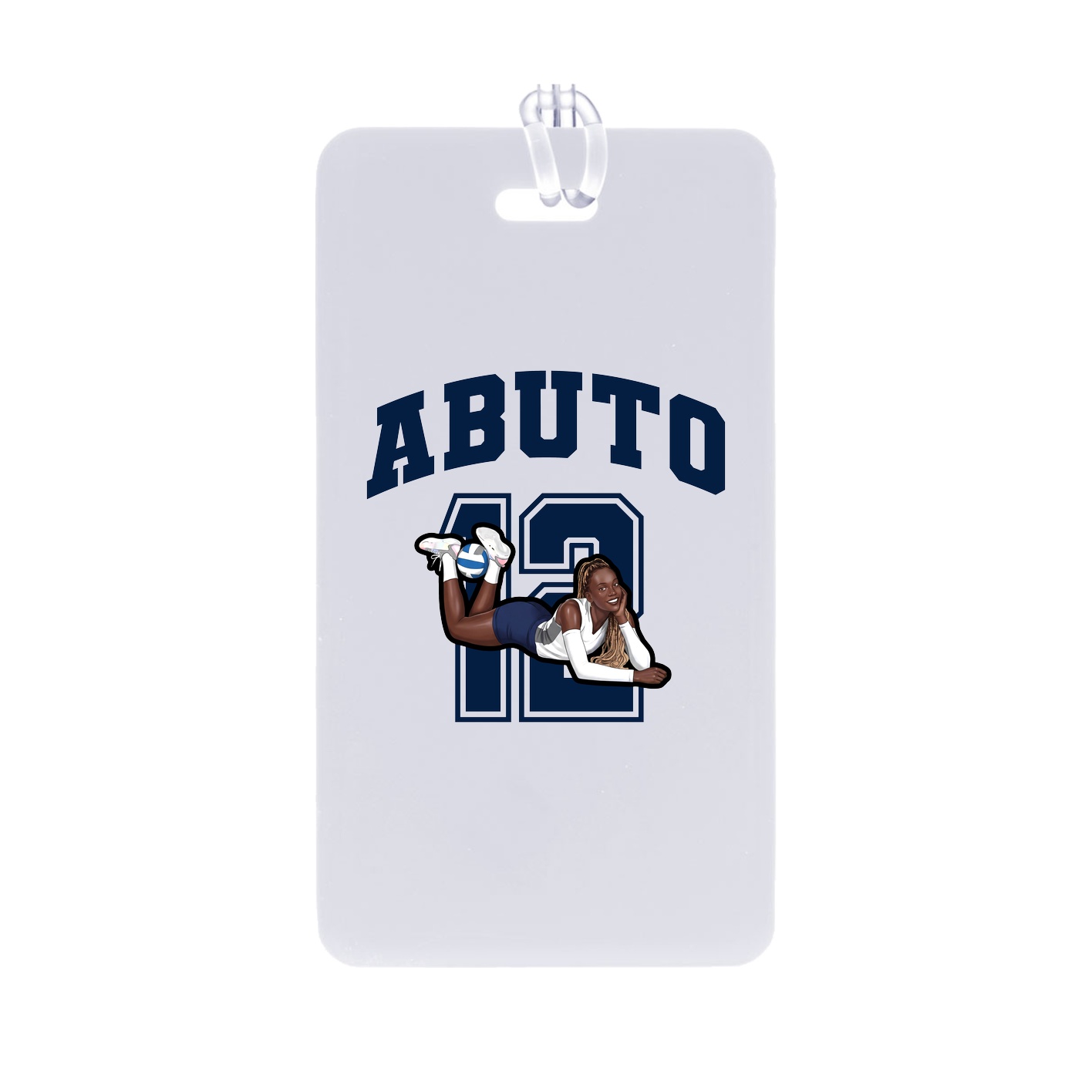 Bag Tag — Number in Classic