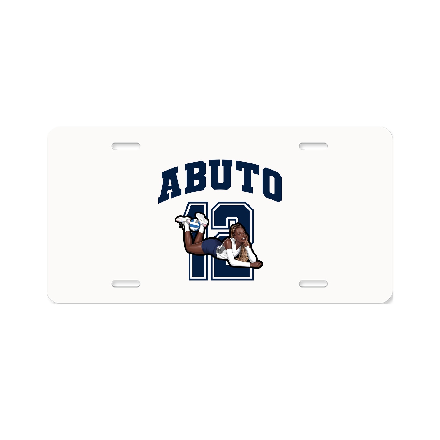 License Plate — Number in Classic