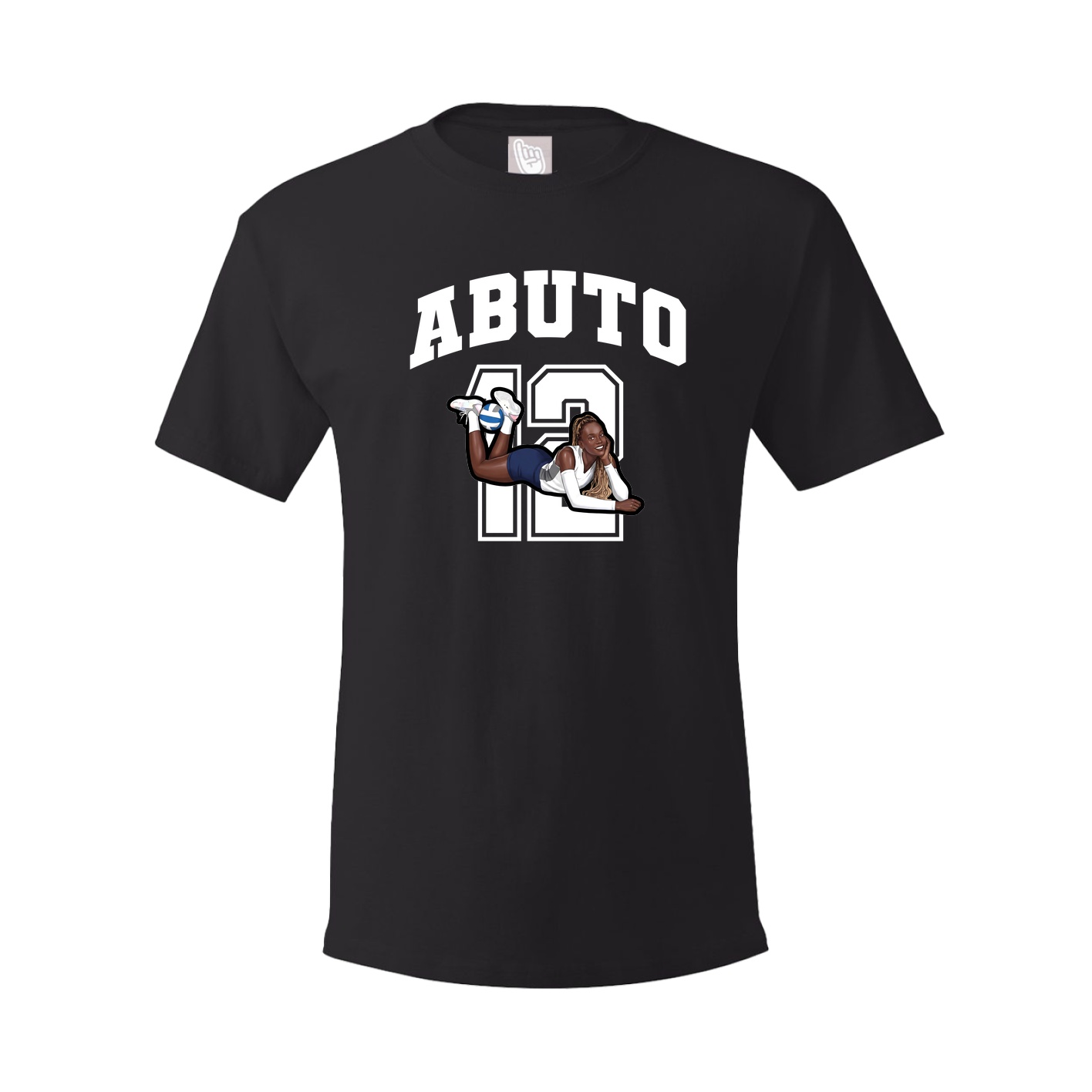 Youth Tee — Number in Black