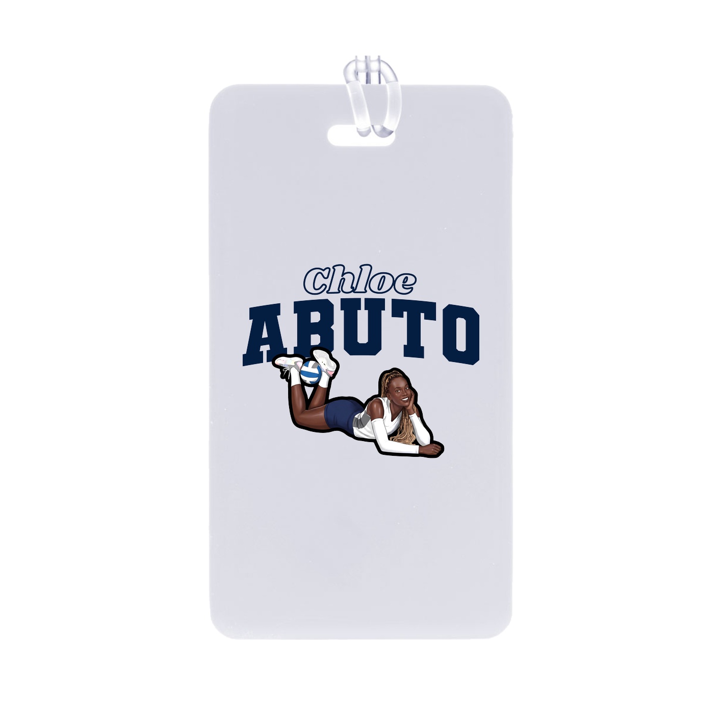 Bag Tag — Name Arch in Classic
