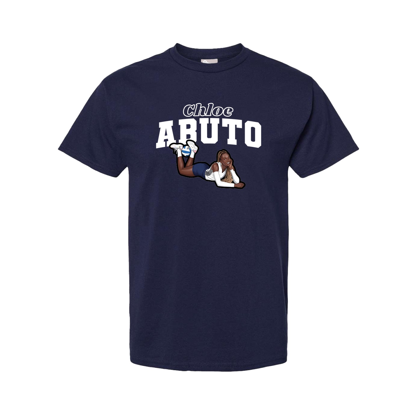 Youth Tee — Name Arch in Navy