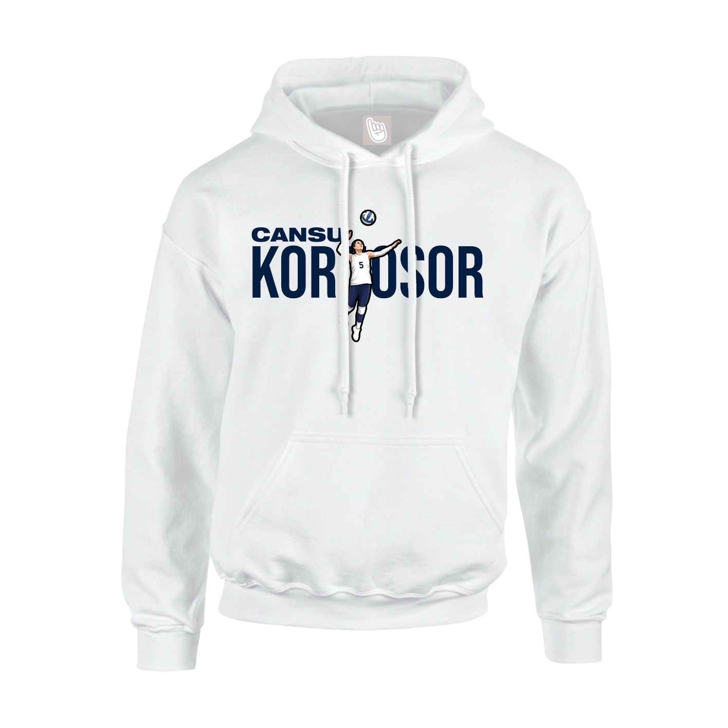 Hoodie — Player Name in White