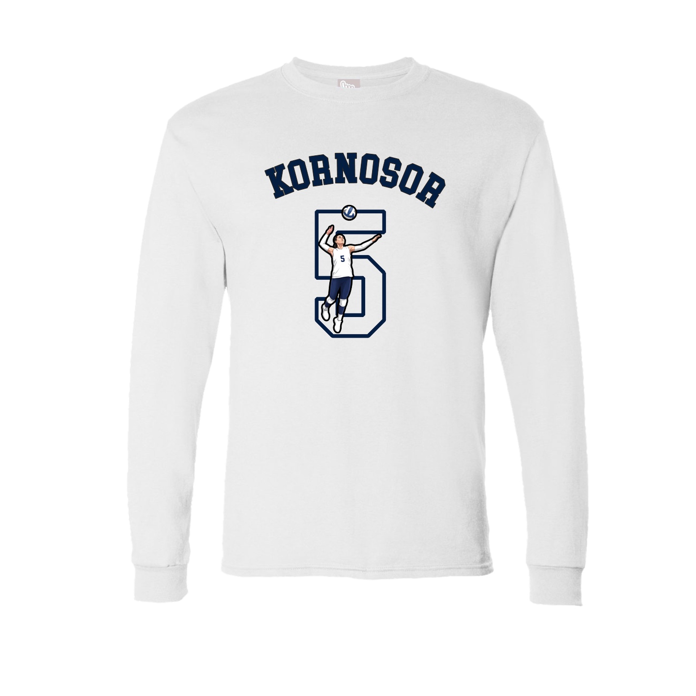 Long Sleeve Tee — Shirsey Arch in White