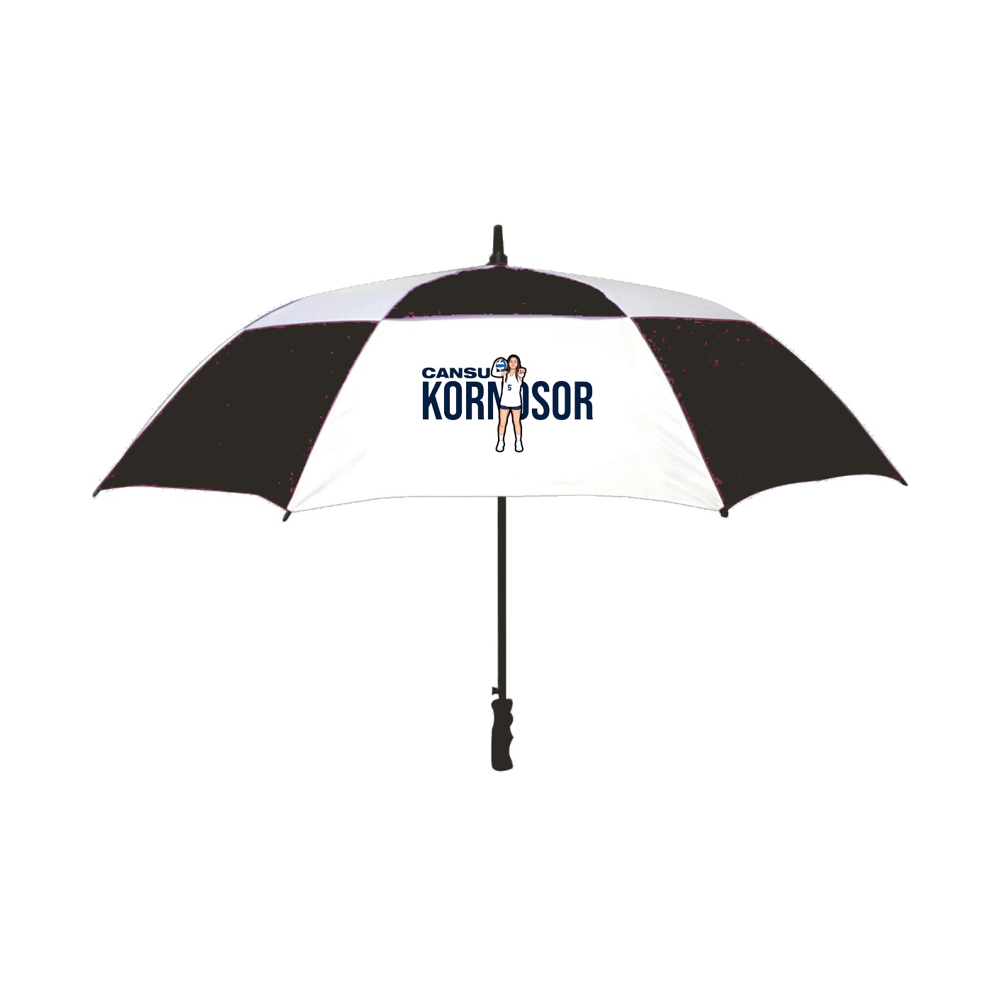 Golf Umbrella — Player Name in Black
