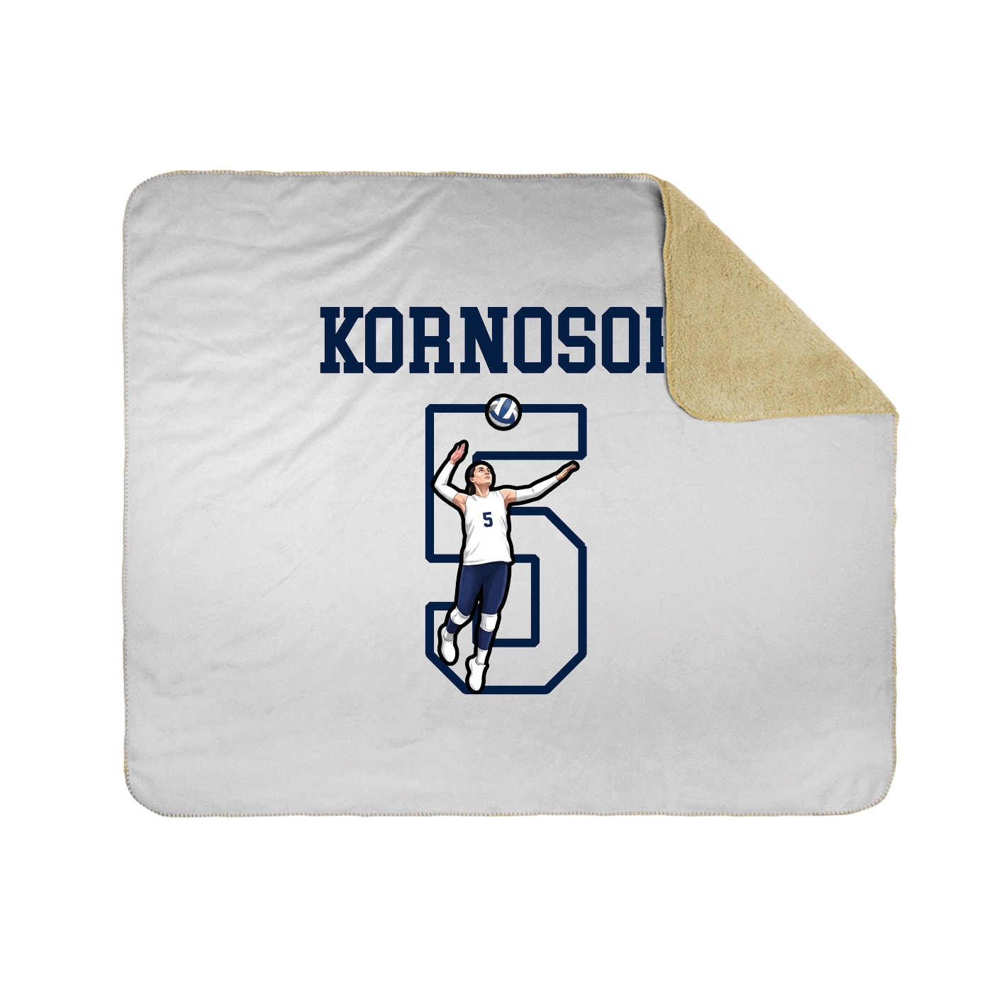Throw Blanket — Shirsey in White