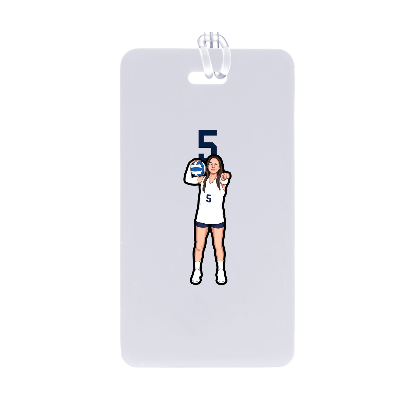 Bag Tag — Number Top in Classic