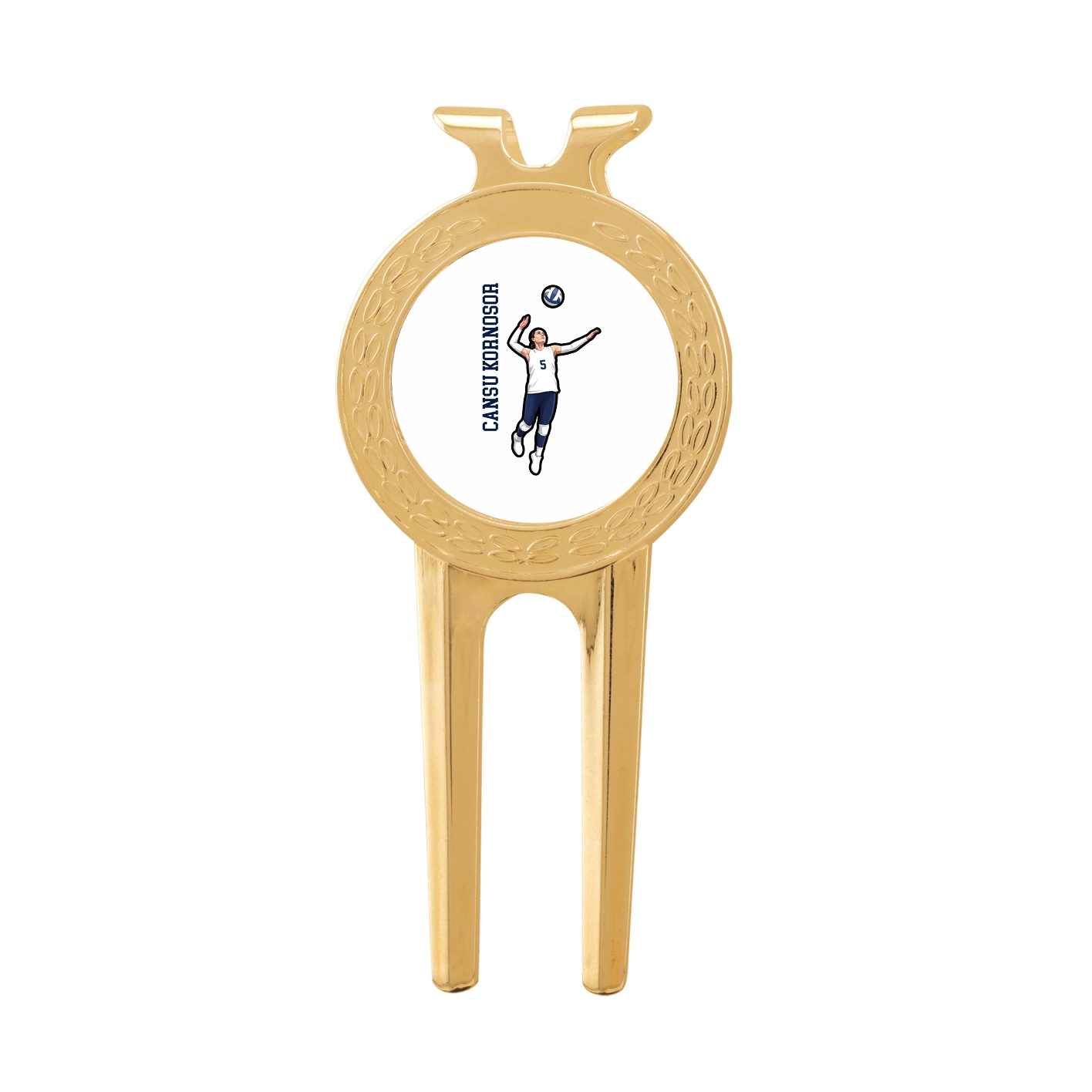 Divot Tool with Ball Marker — Name Vertical in Classic