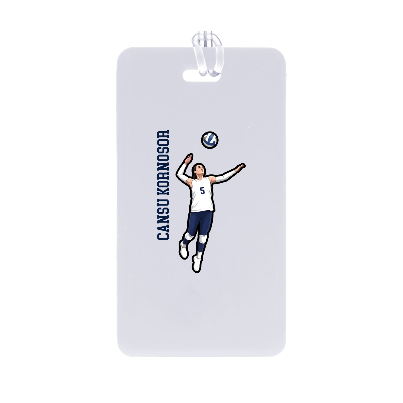 Bag Tag — Name Vertical in Classic