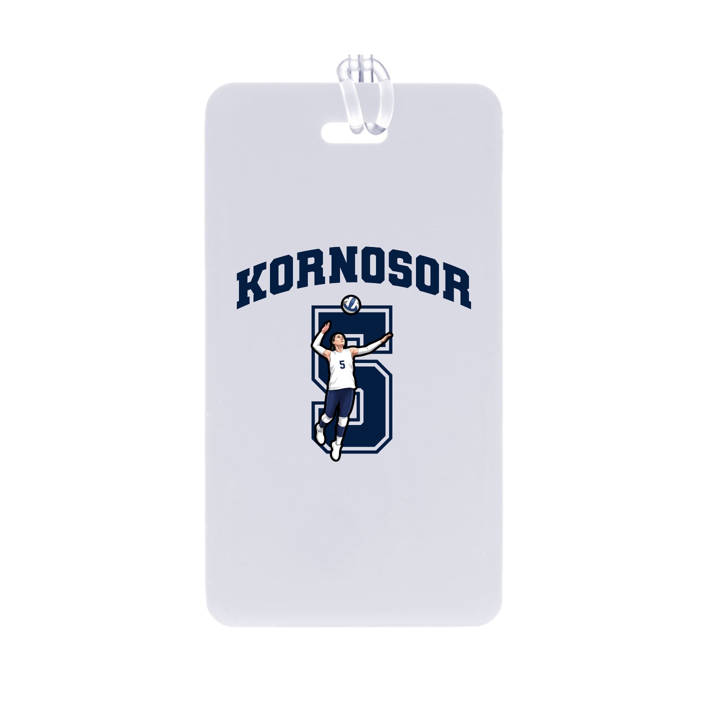 Bag Tag — Number in Classic