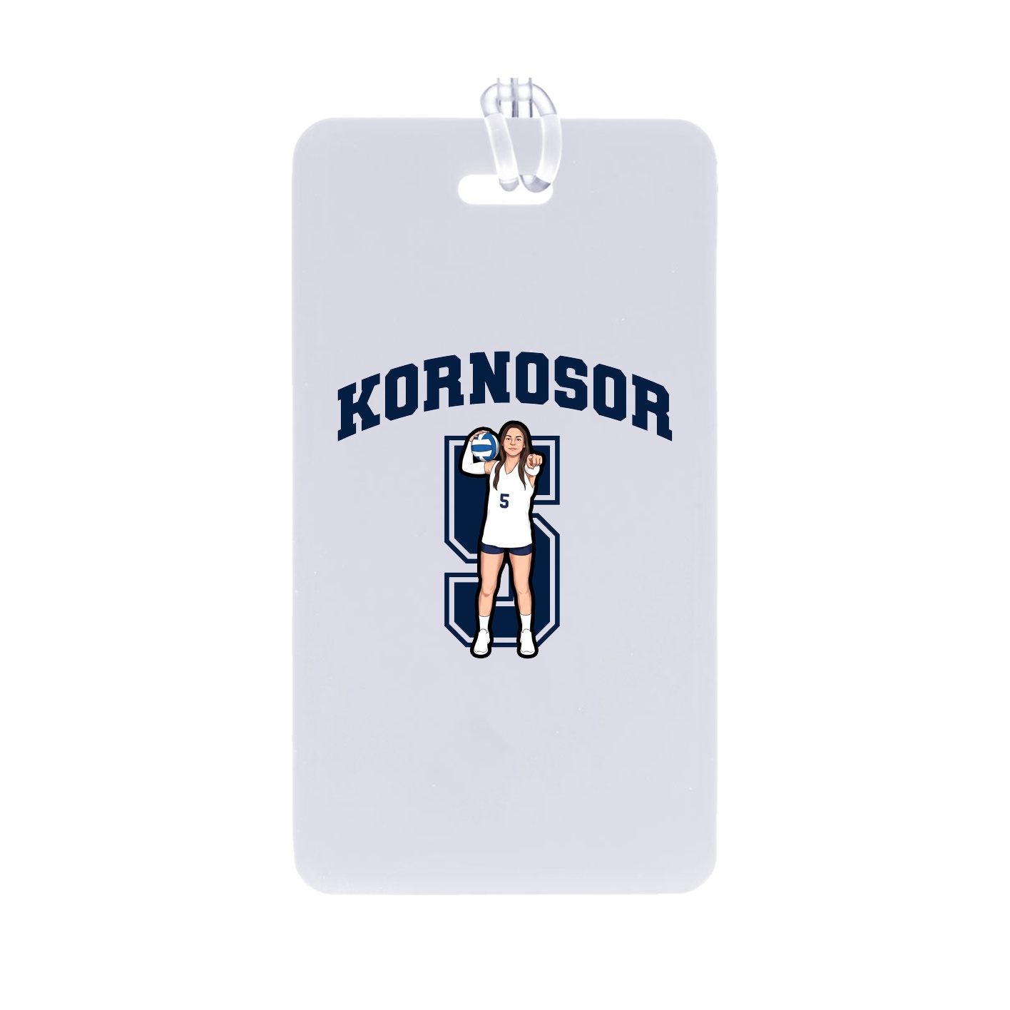 Bag Tag — Number in Classic