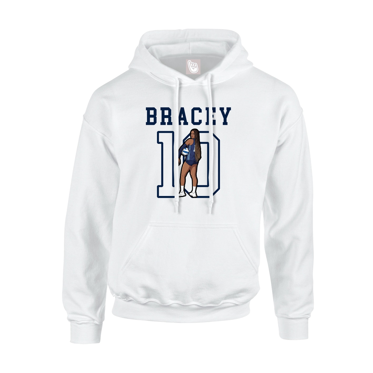 Youth Hoodie — Shirsey in White