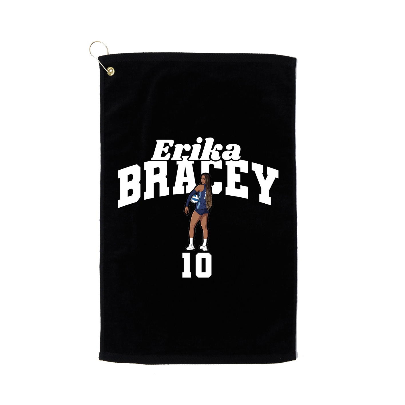 Golf Towel — Signature Arch in Black