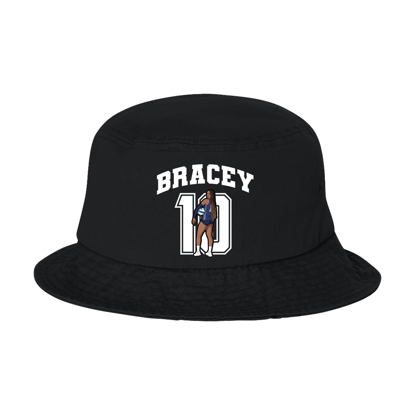 Bucket Cap — Number in Black