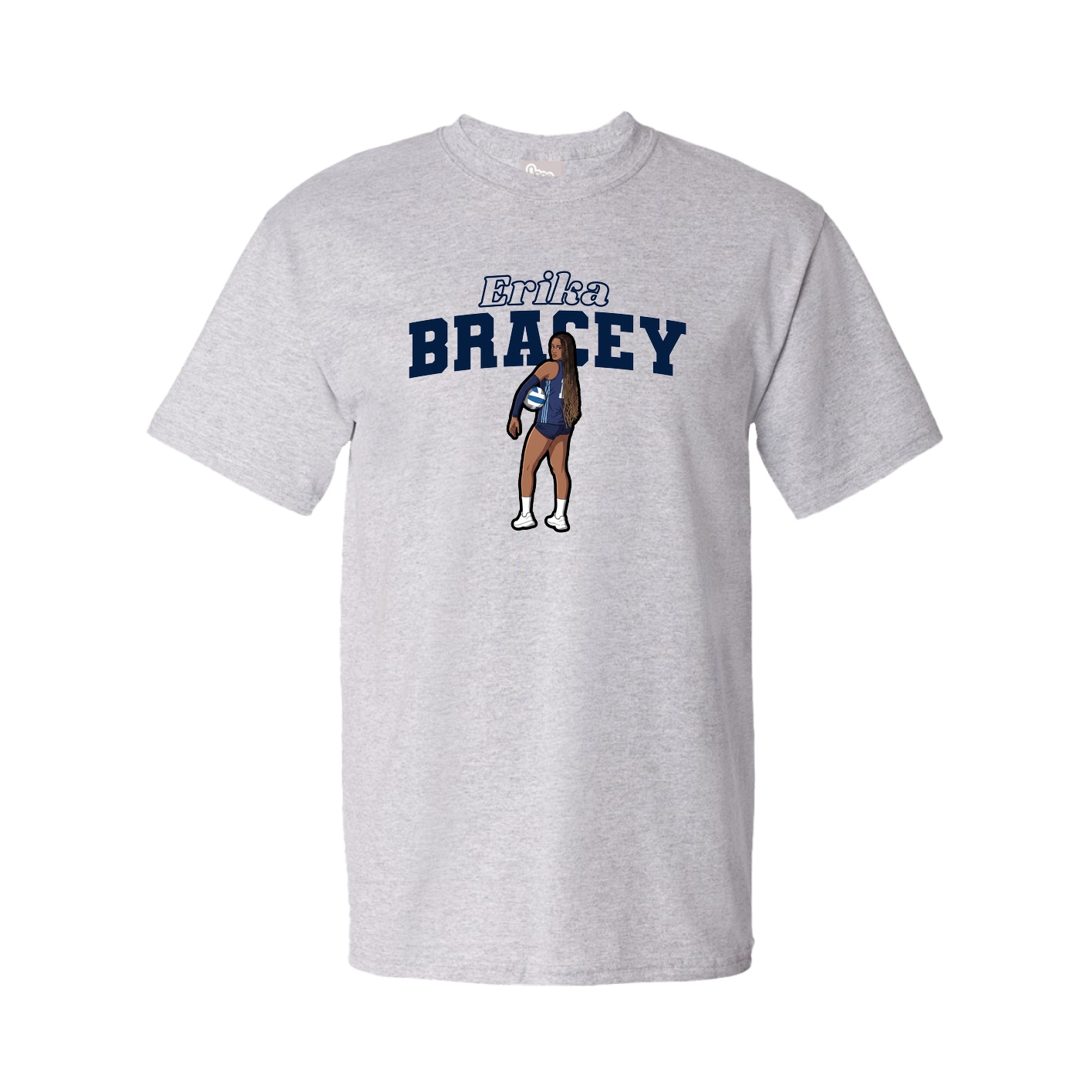 Tee — Name Arch in Grey