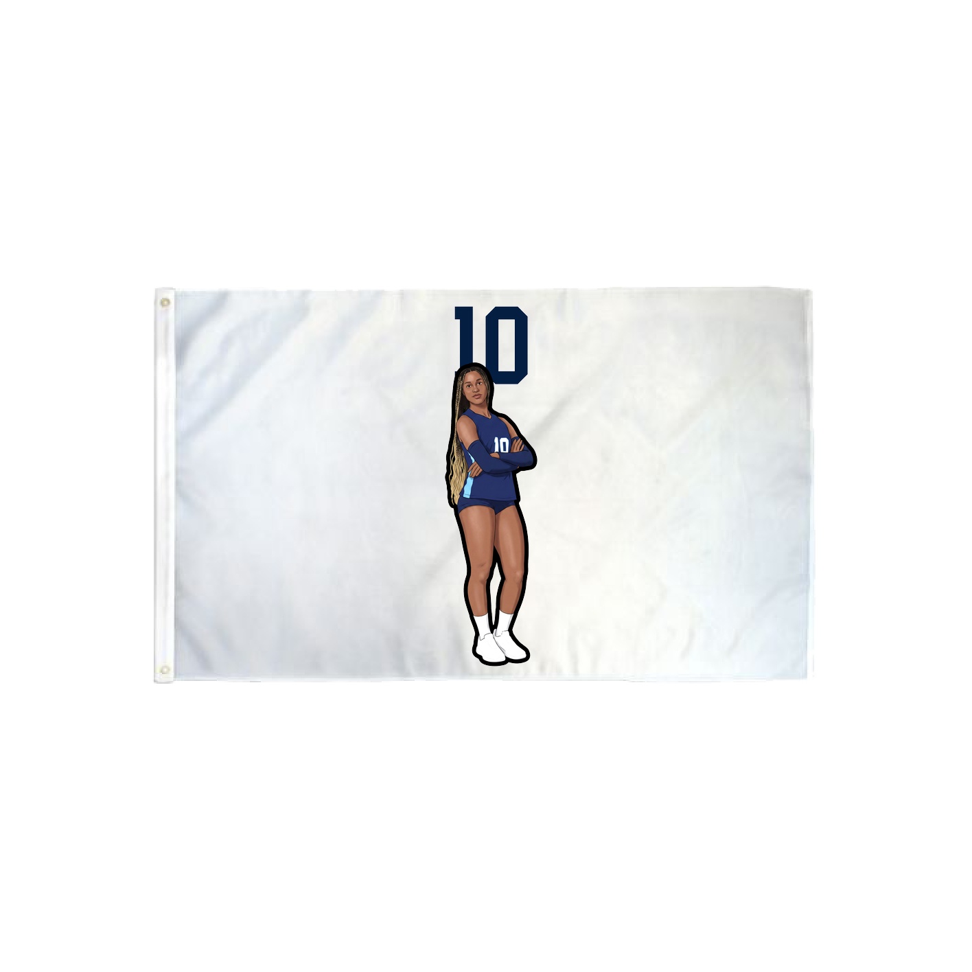 3x5 Flag — Number Top in Classic