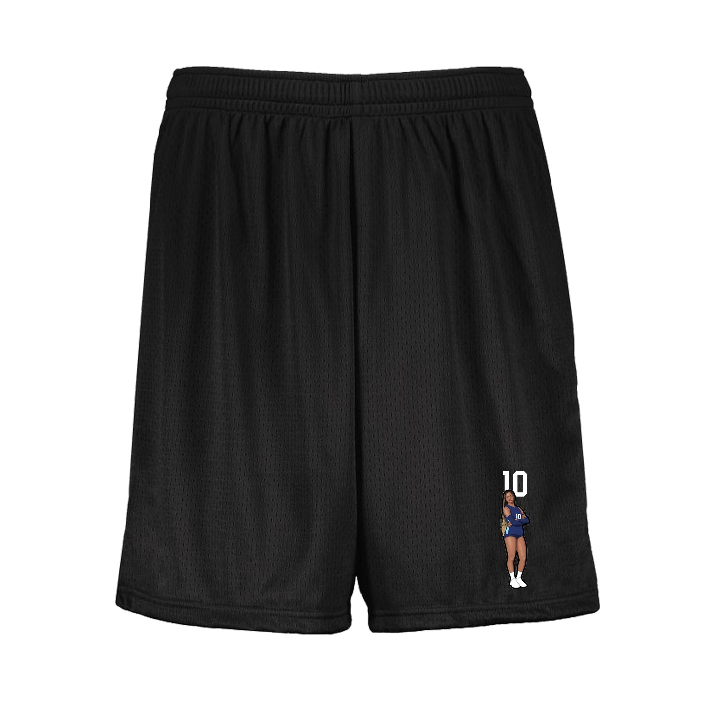Shorts — Number Top in Black