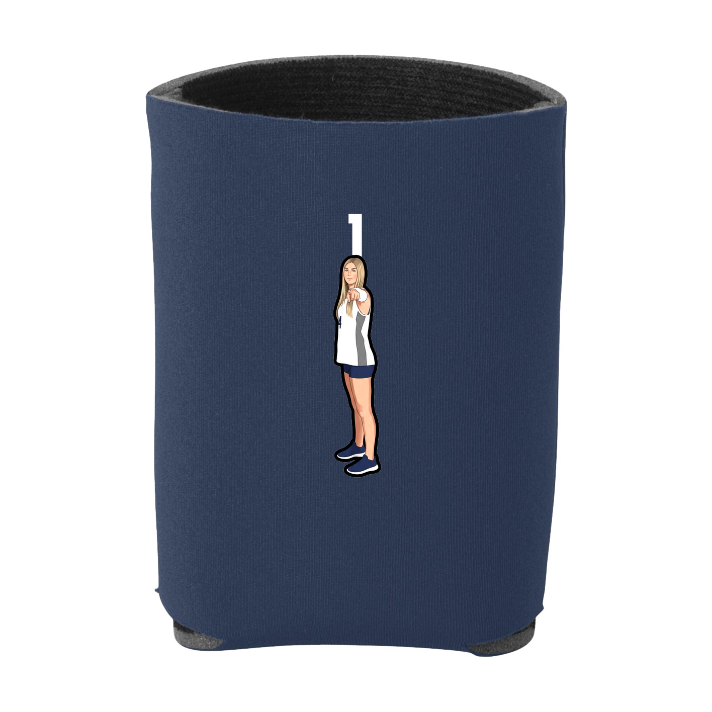 Can Holder — Number Top in Navy
