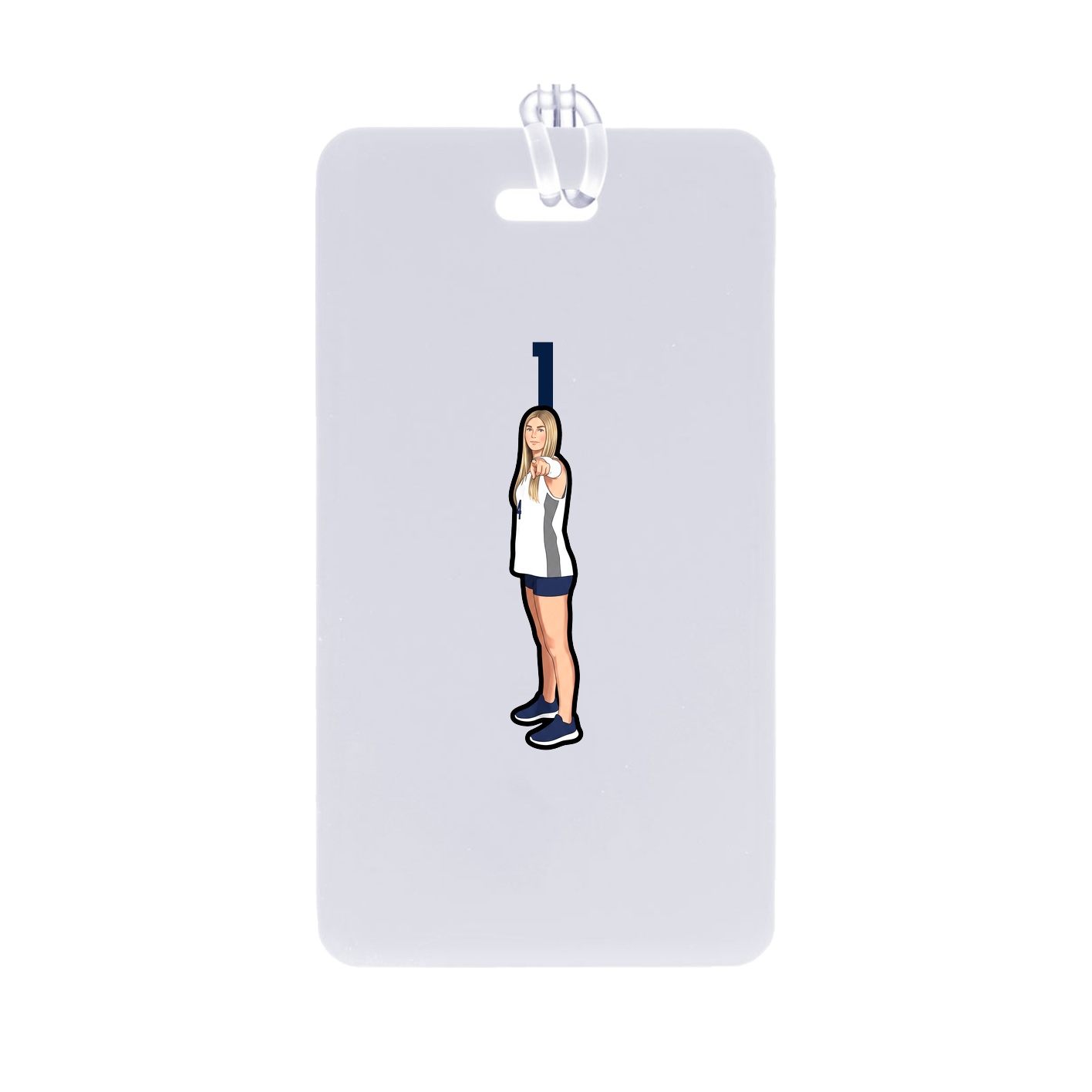 Bag Tag — Number Top in Classic