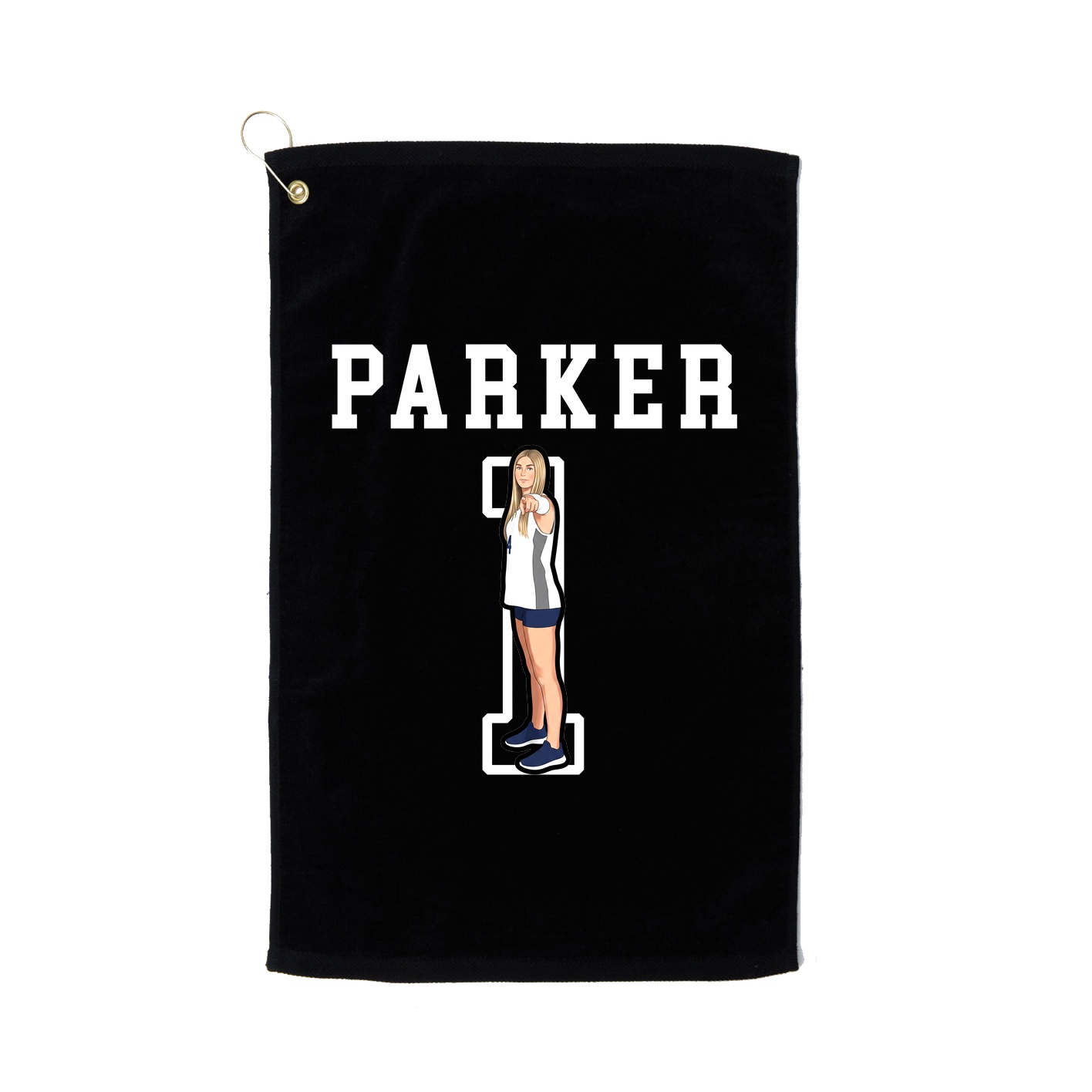 Golf Towel — Shirsey in Black
