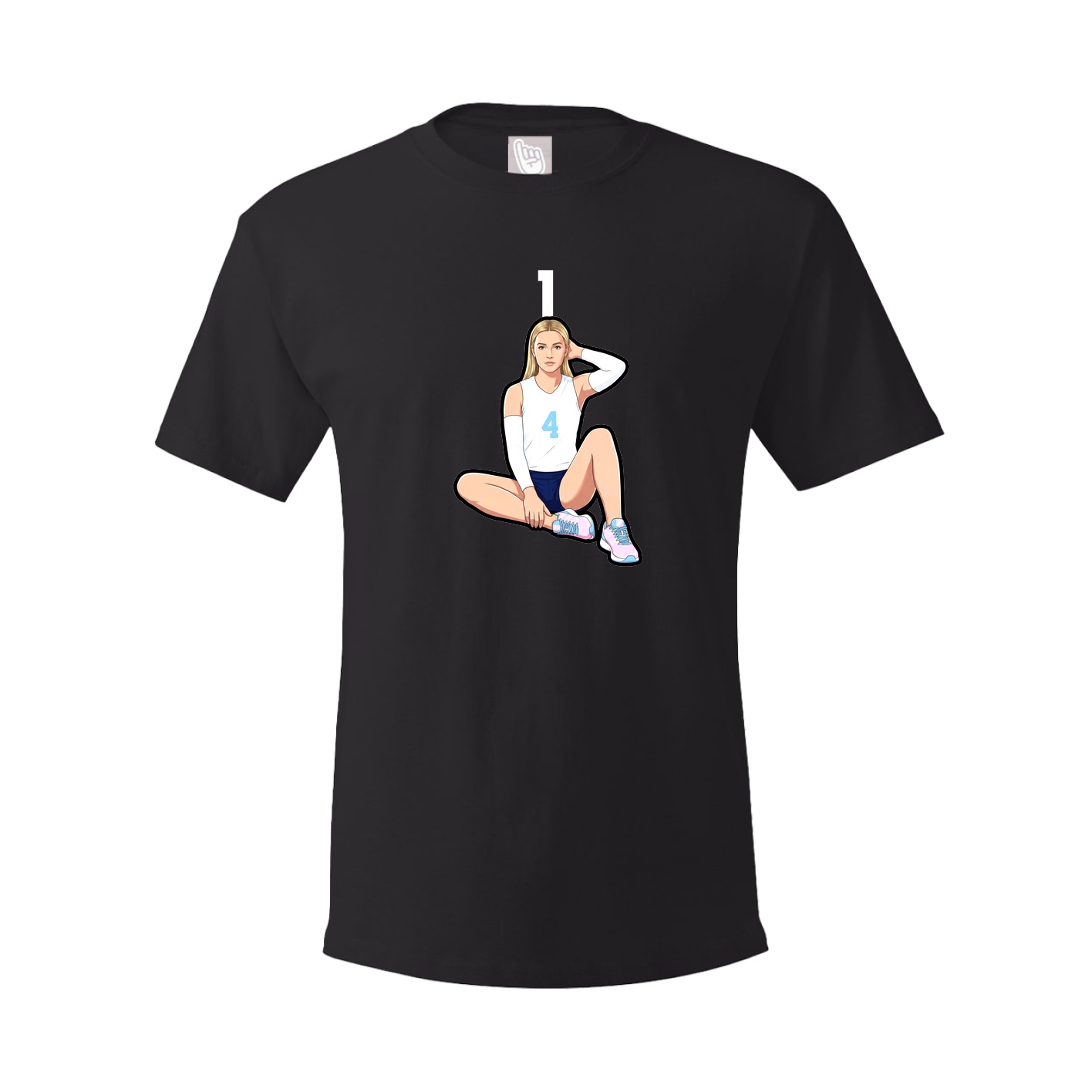 Tee — Number Top in Black
