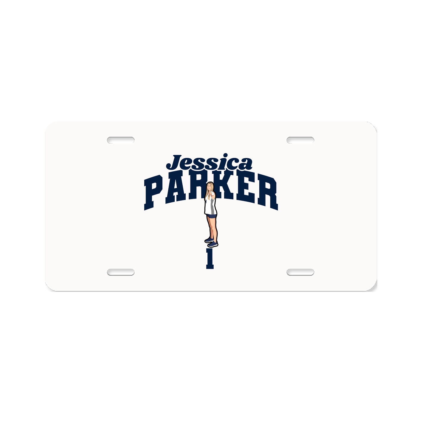 License Plate — Signature Arch in Classic