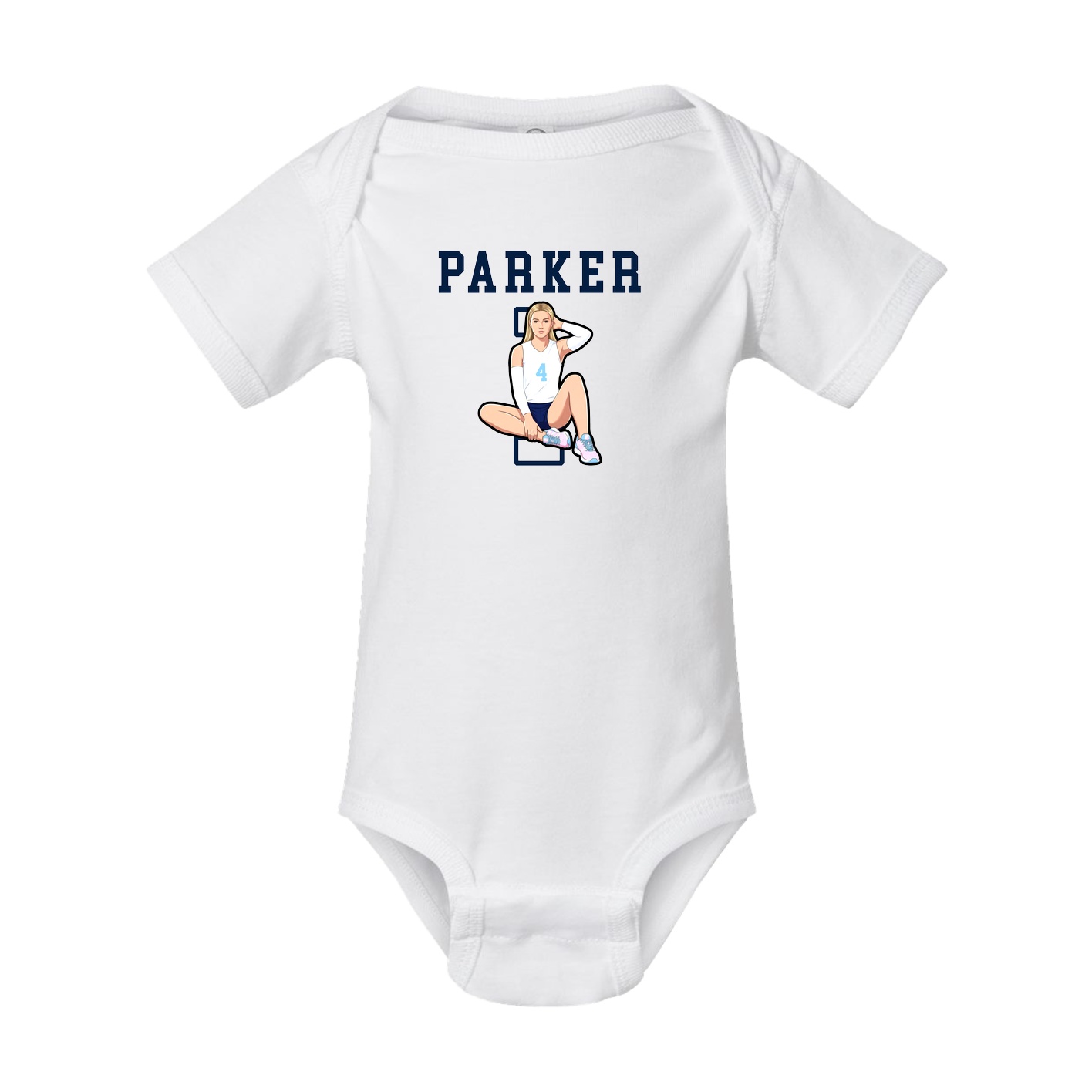 Baby Onesie — Shirsey in White