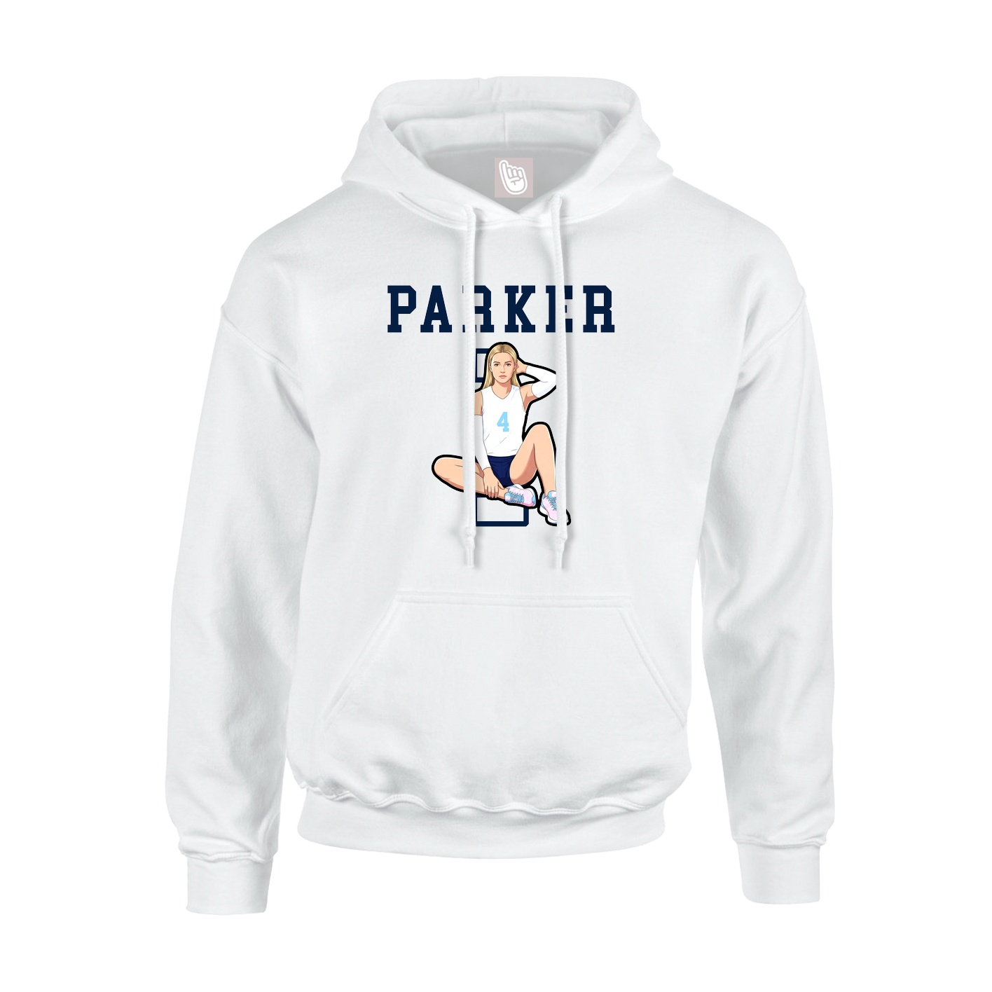 Youth Hoodie — Shirsey in White