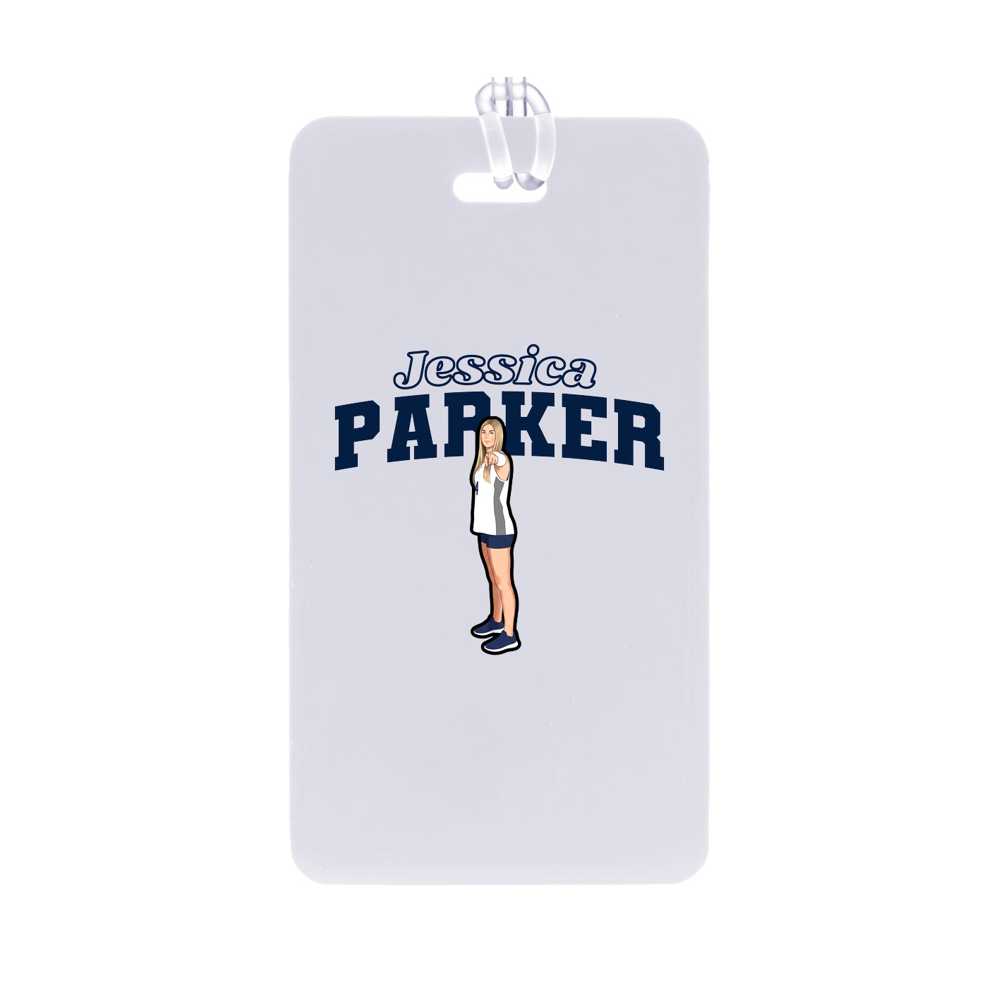 Bag Tag — Name Arch in Classic