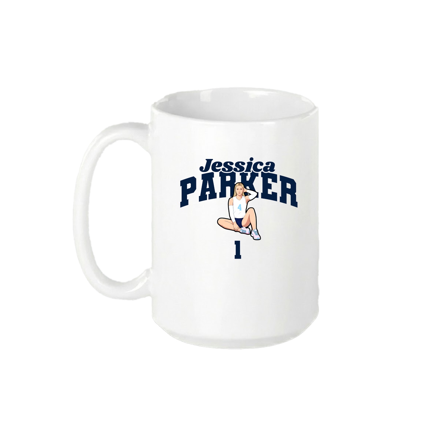 15oz Coffee Mug — Signature Arch in White