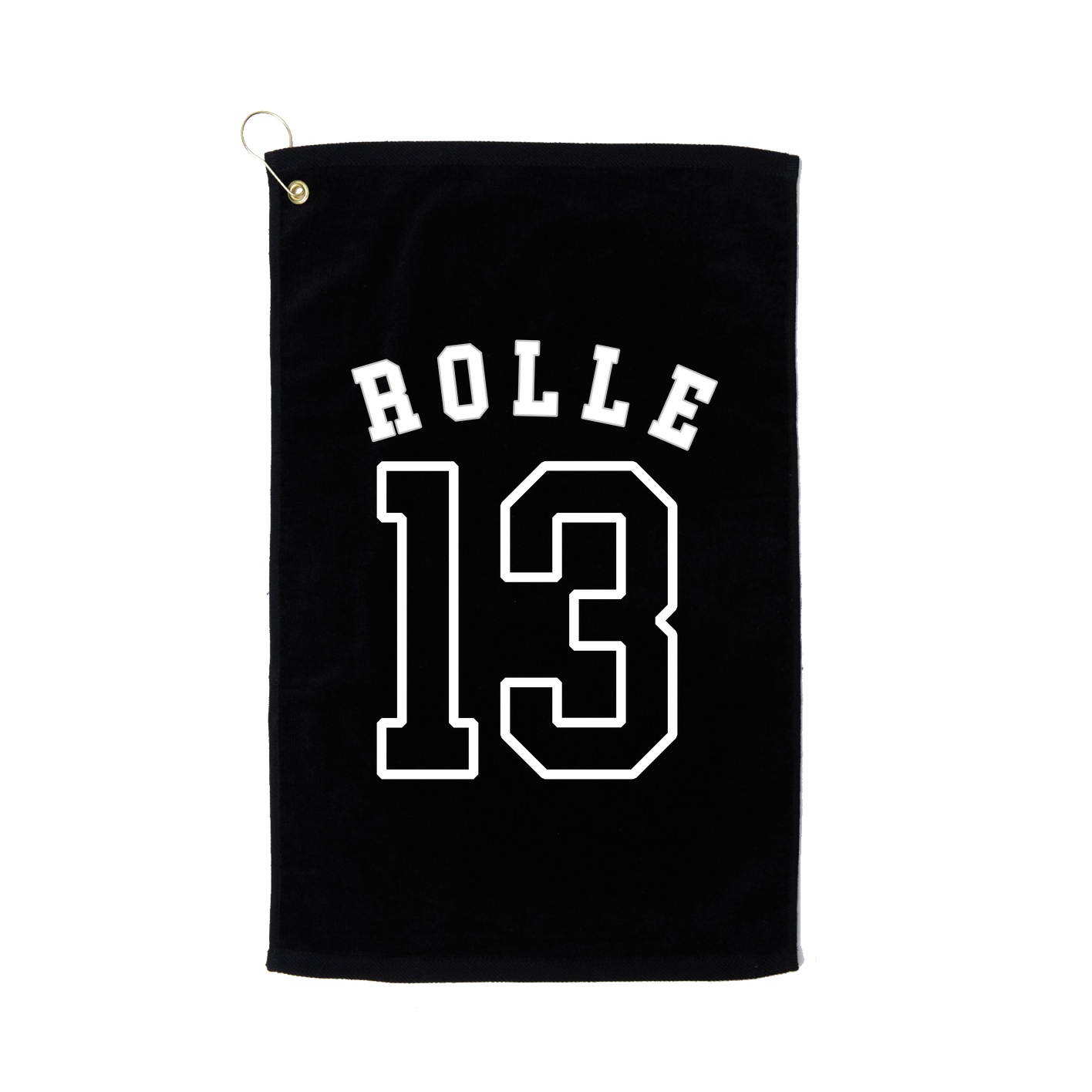 Golf Towel — Shirsey Arch in Black