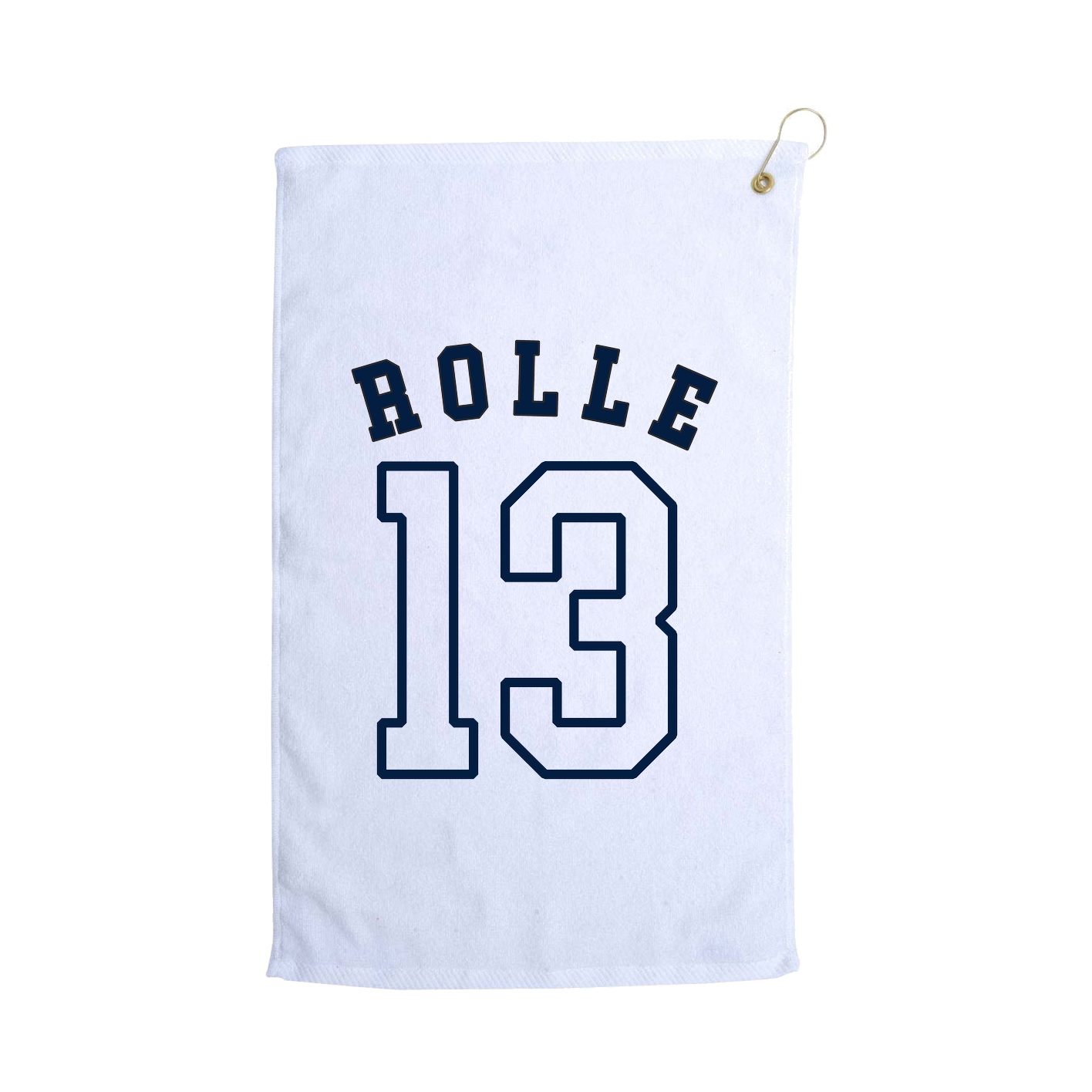 Golf Towel — Shirsey Arch in White