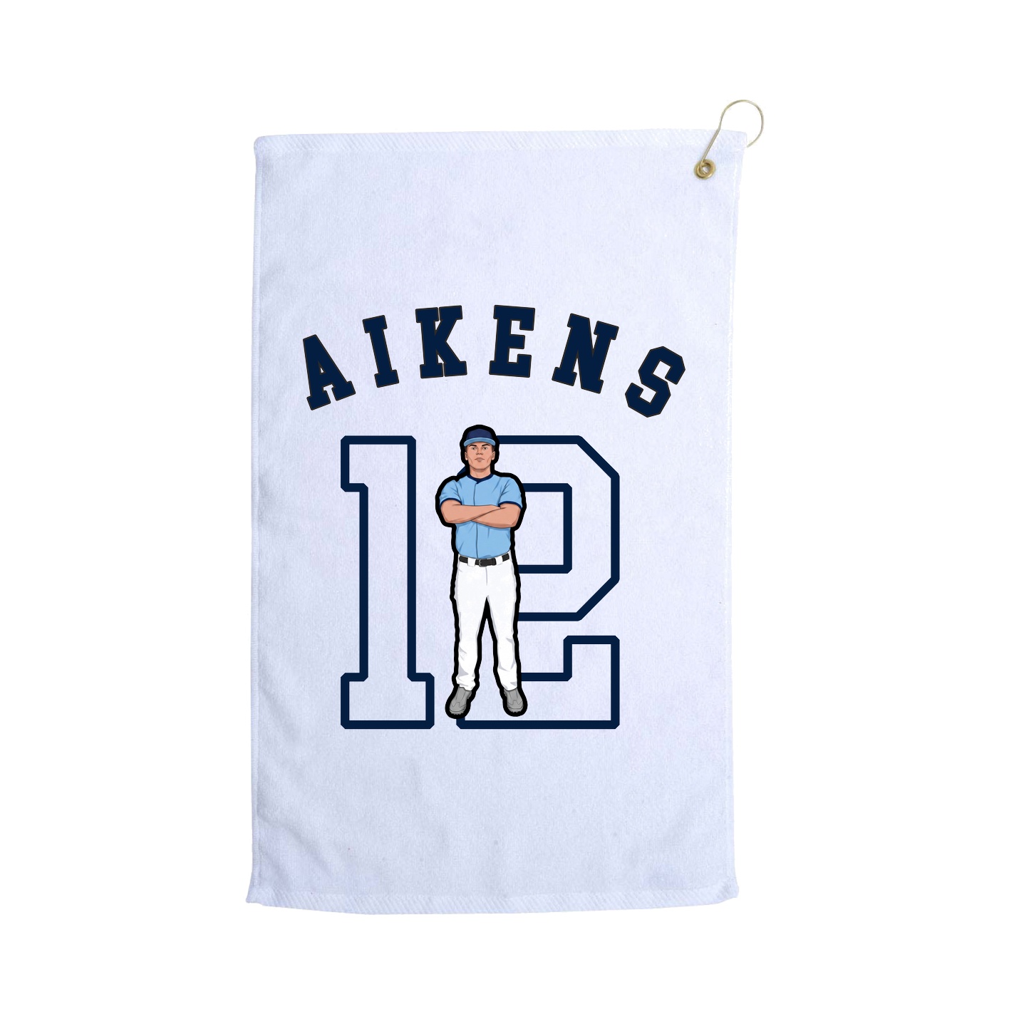 Golf Towel — Shirsey Arch in White