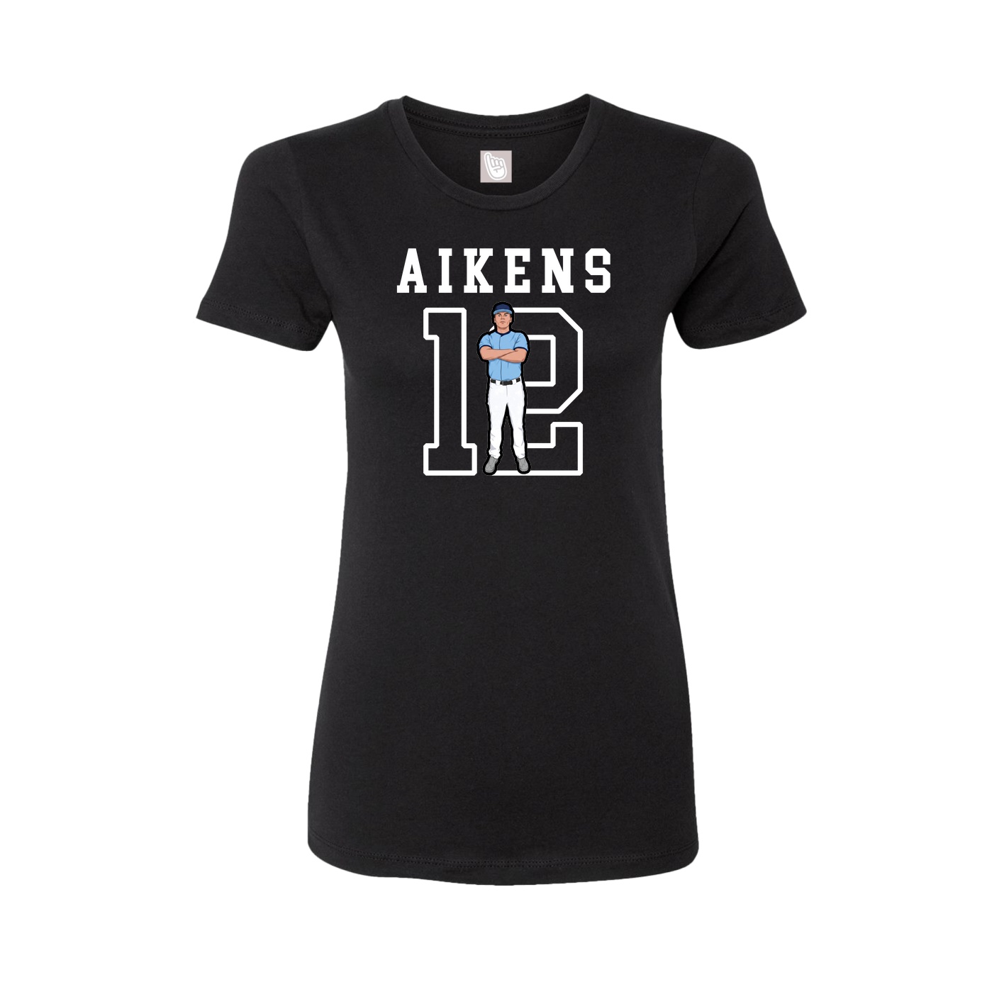 Fitted Women's Tee — Shirsey in Black