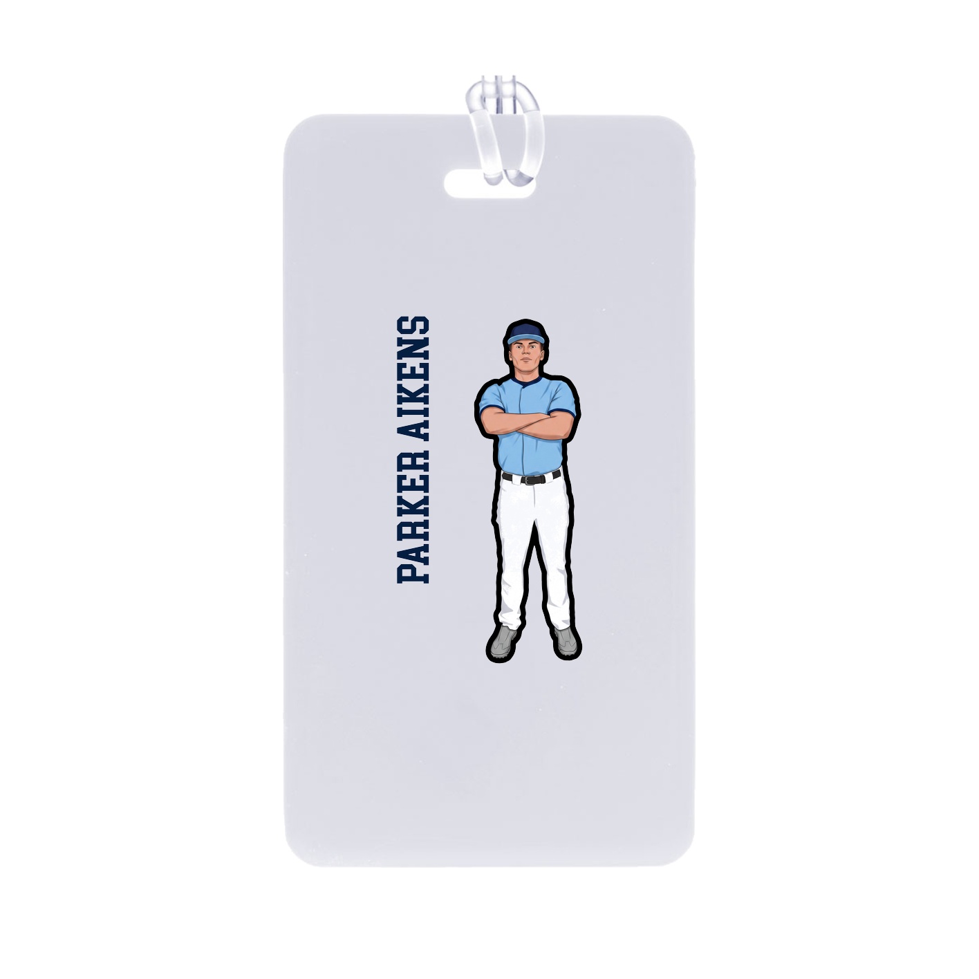 Bag Tag — Name Vertical in Classic