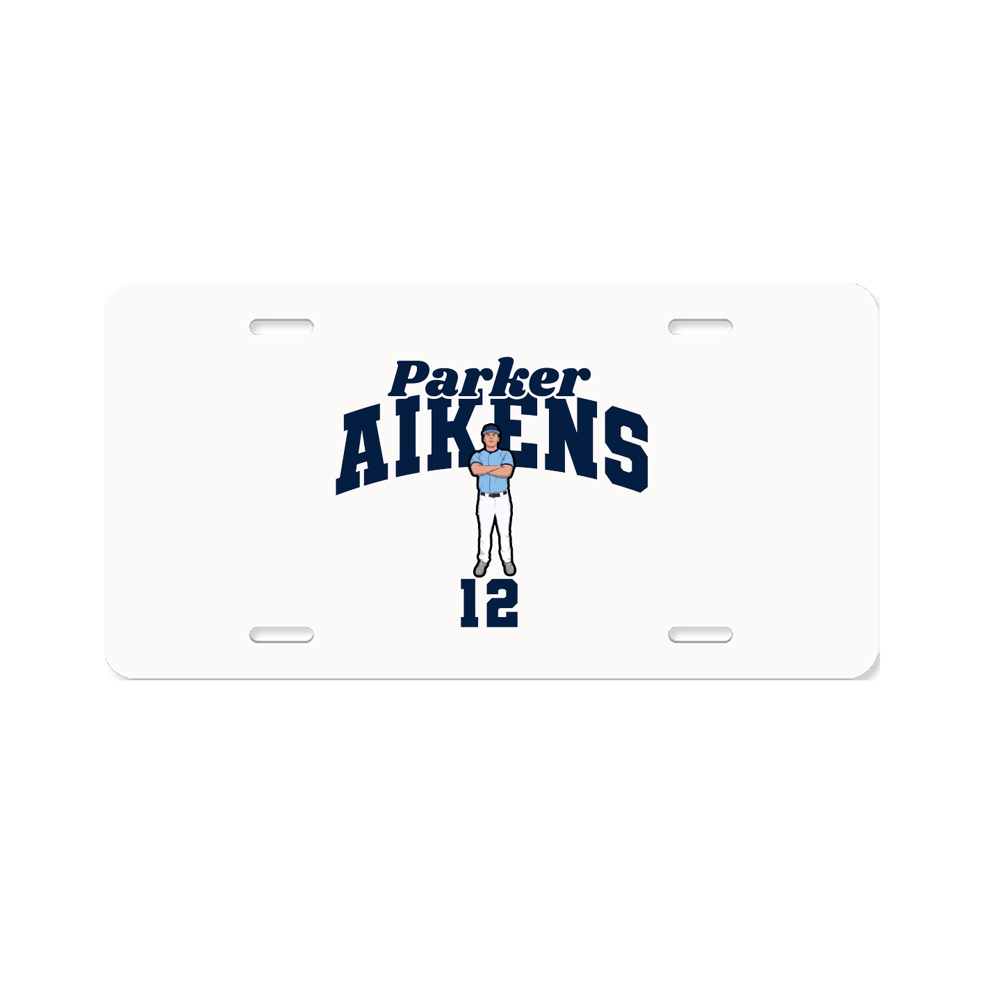 License Plate — Signature Arch in Classic