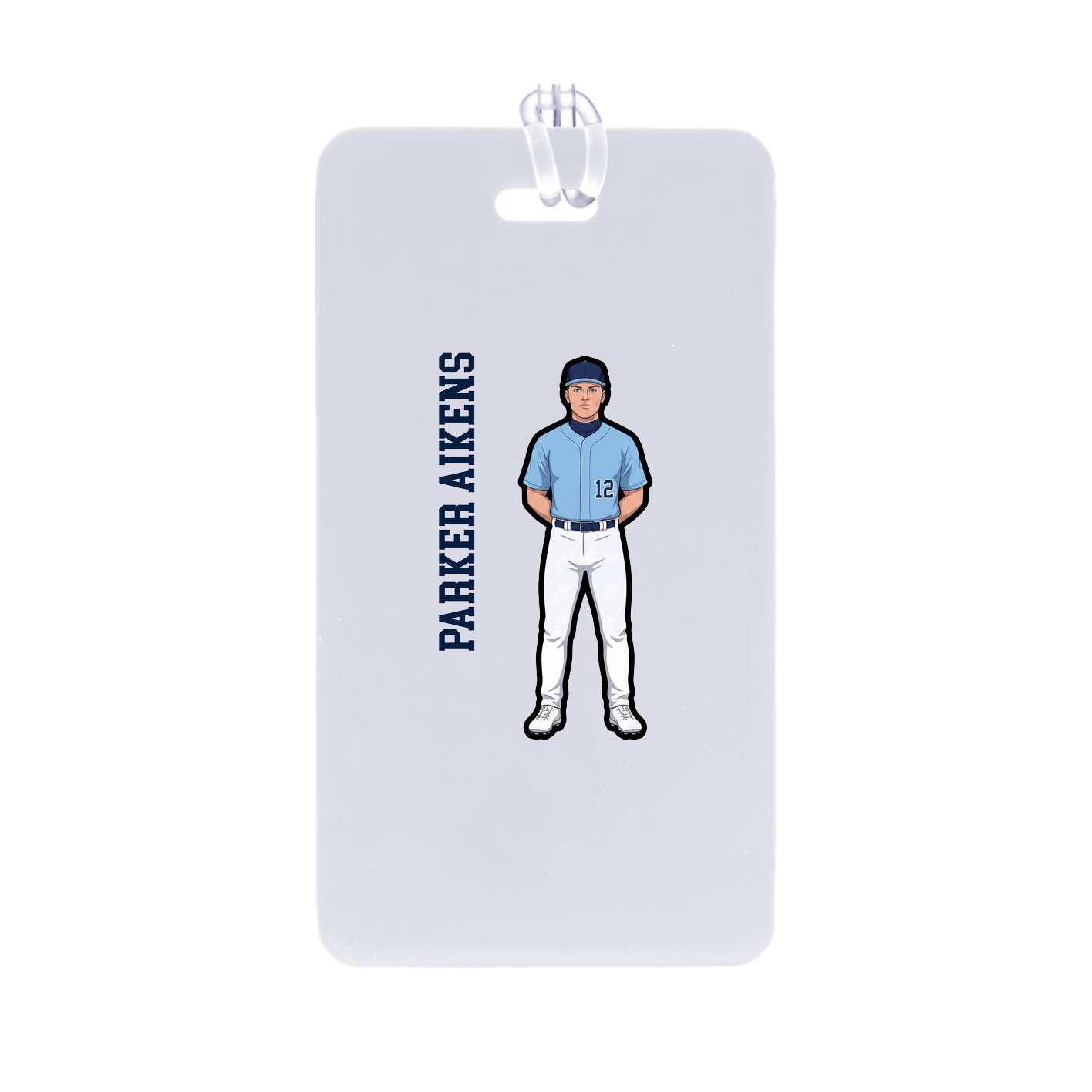 Bag Tag — Name Vertical in Classic